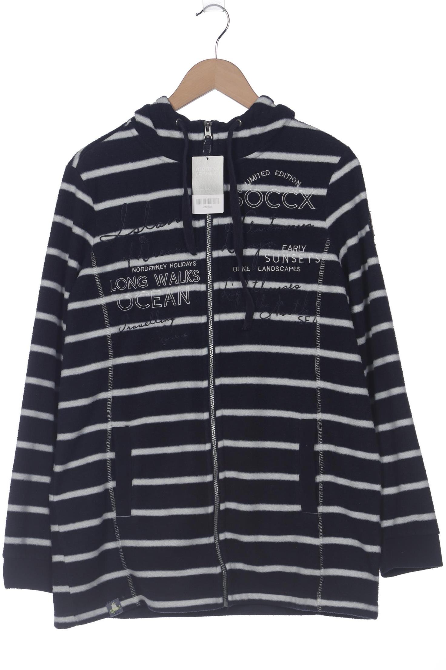 

Soccx Damen Kapuzenpullover, marineblau, Gr. 40