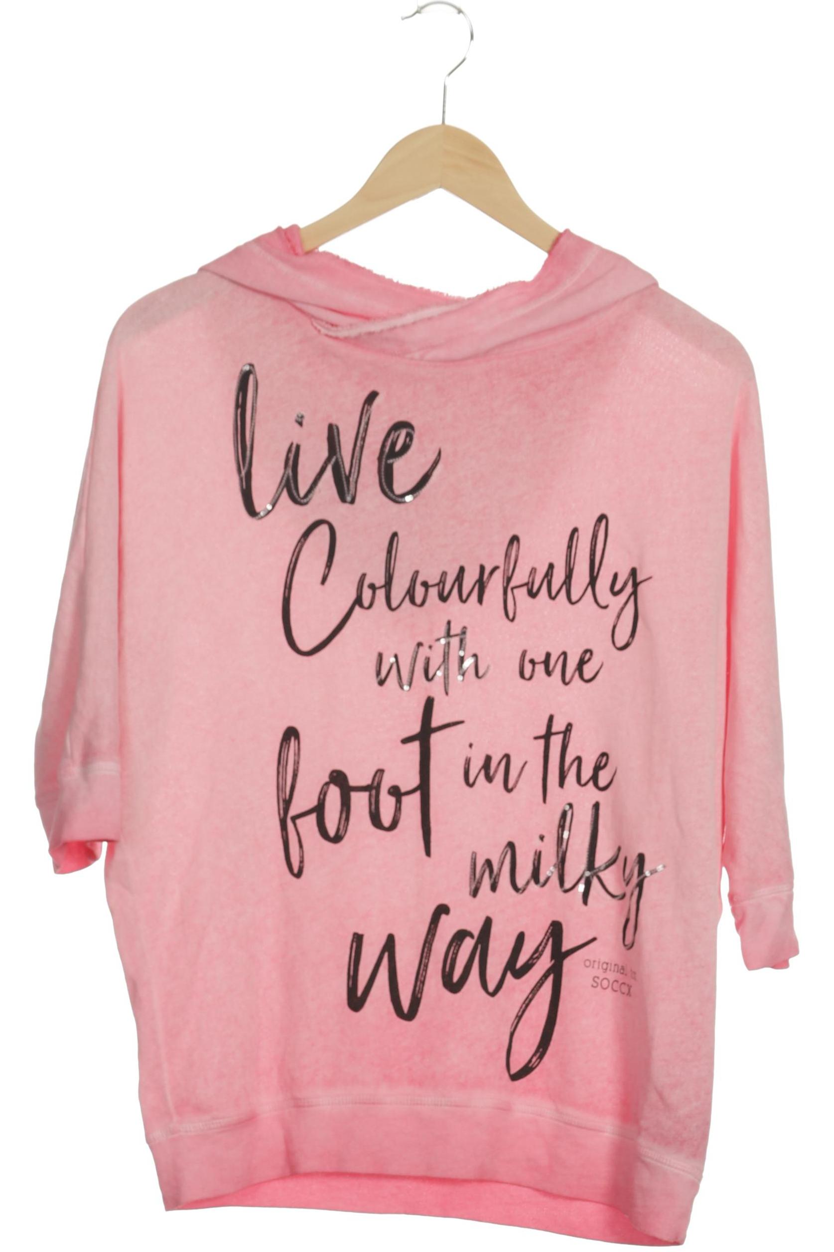 

Soccx Damen Kapuzenpullover, pink, Gr.