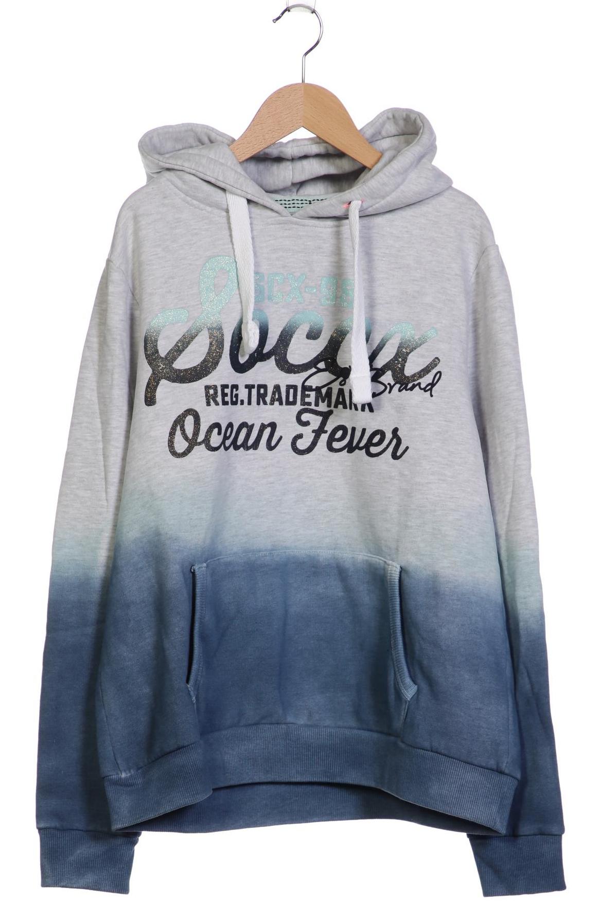 

Soccx Damen Kapuzenpullover, grau, Gr. 44