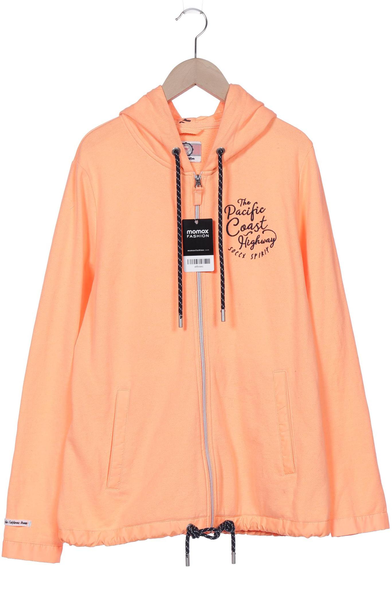 

Soccx Damen Kapuzenpullover, orange, Gr. 40