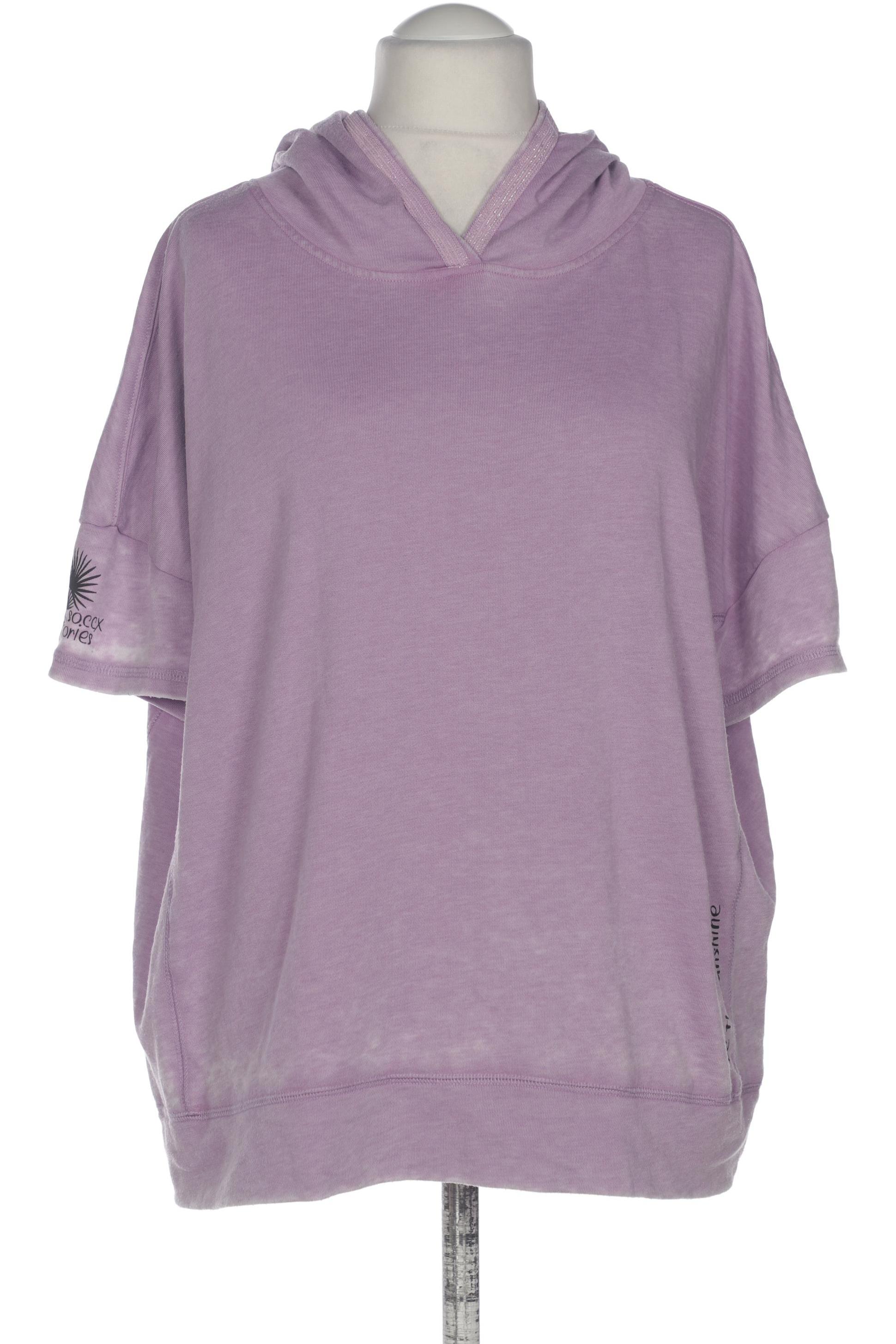 

Soccx Damen Kapuzenpullover, flieder, Gr. 56