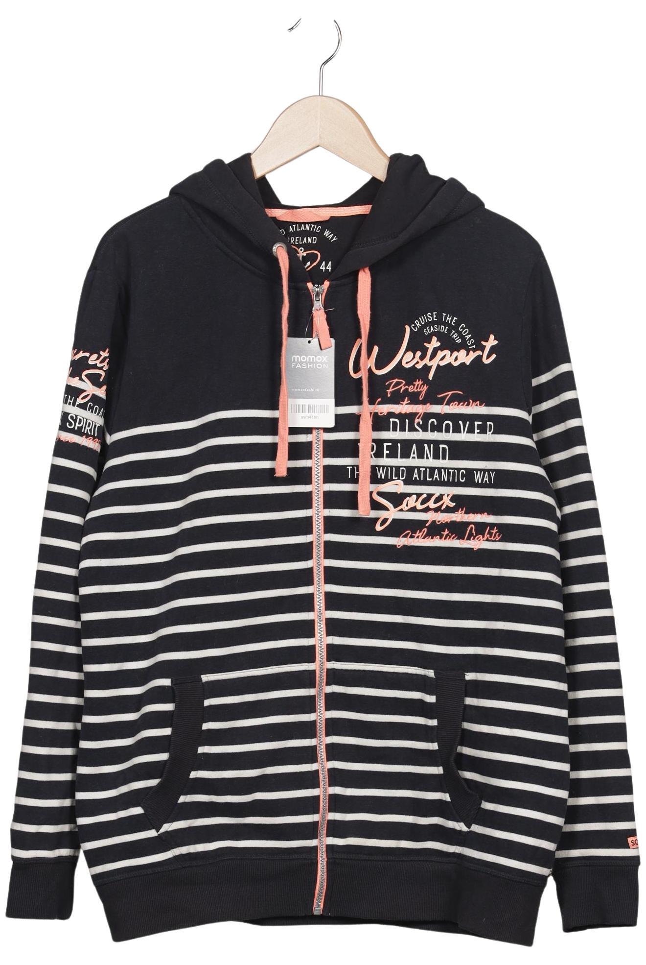 

Soccx Damen Kapuzenpullover, mehrfarbig, Gr. 44