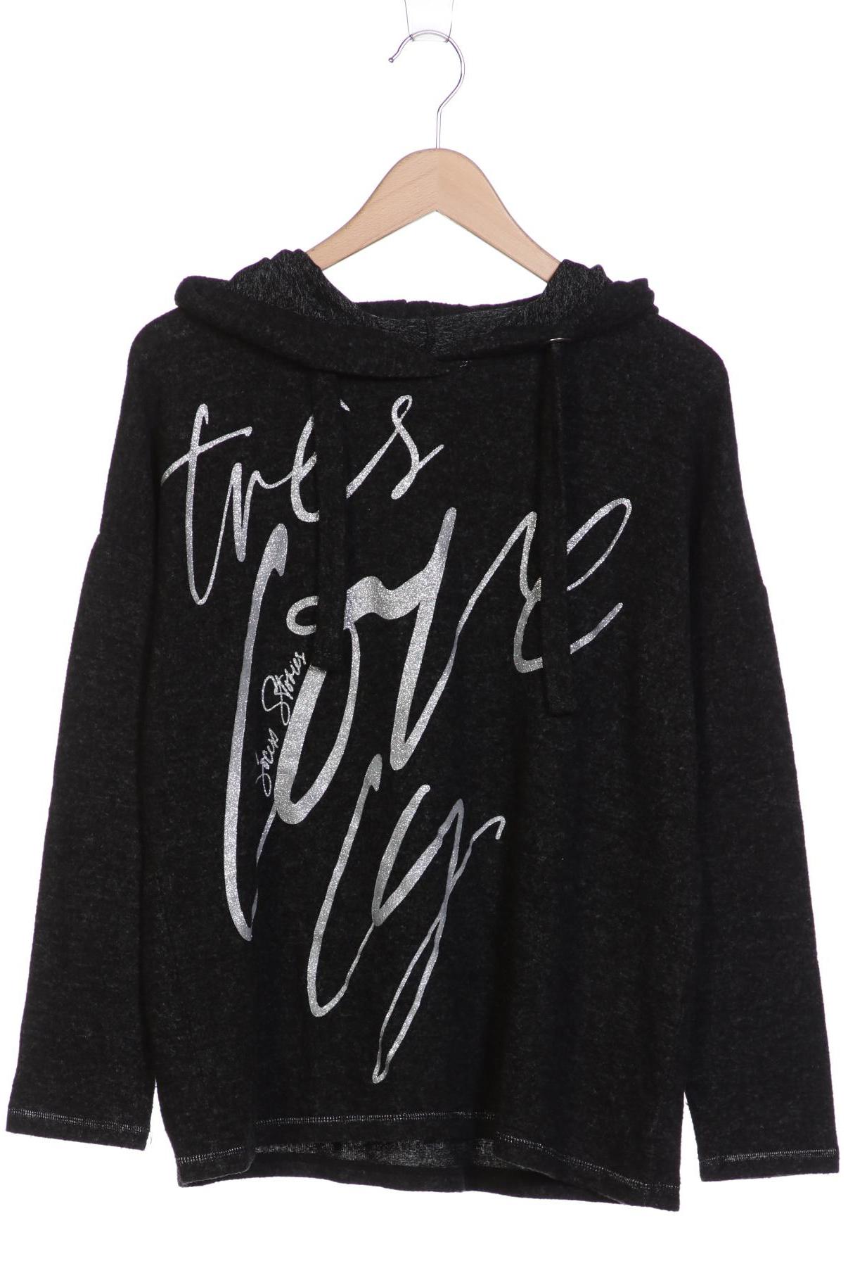 

SOCCX Damen Kapuzenpullover, schwarz