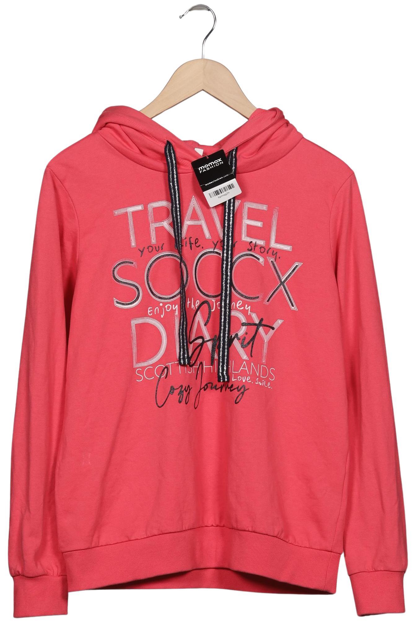 

Soccx Damen Kapuzenpullover, pink, Gr. 38