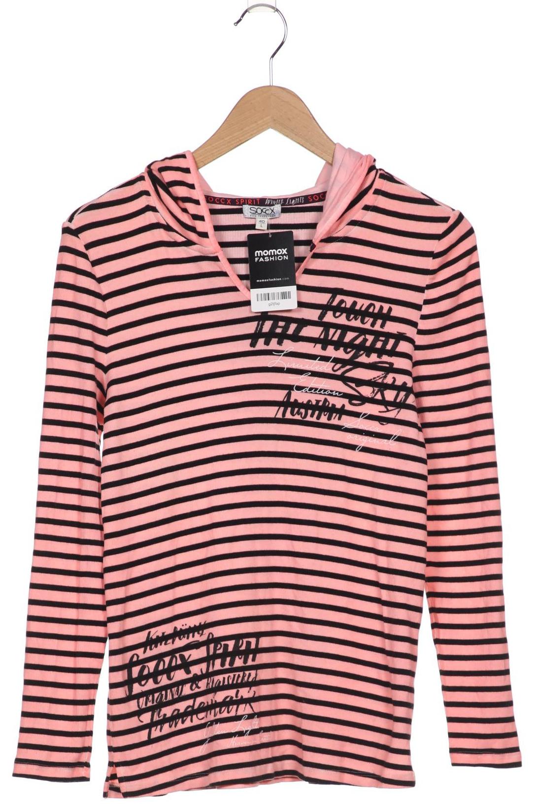 

SOCCX Damen Kapuzenpullover, pink