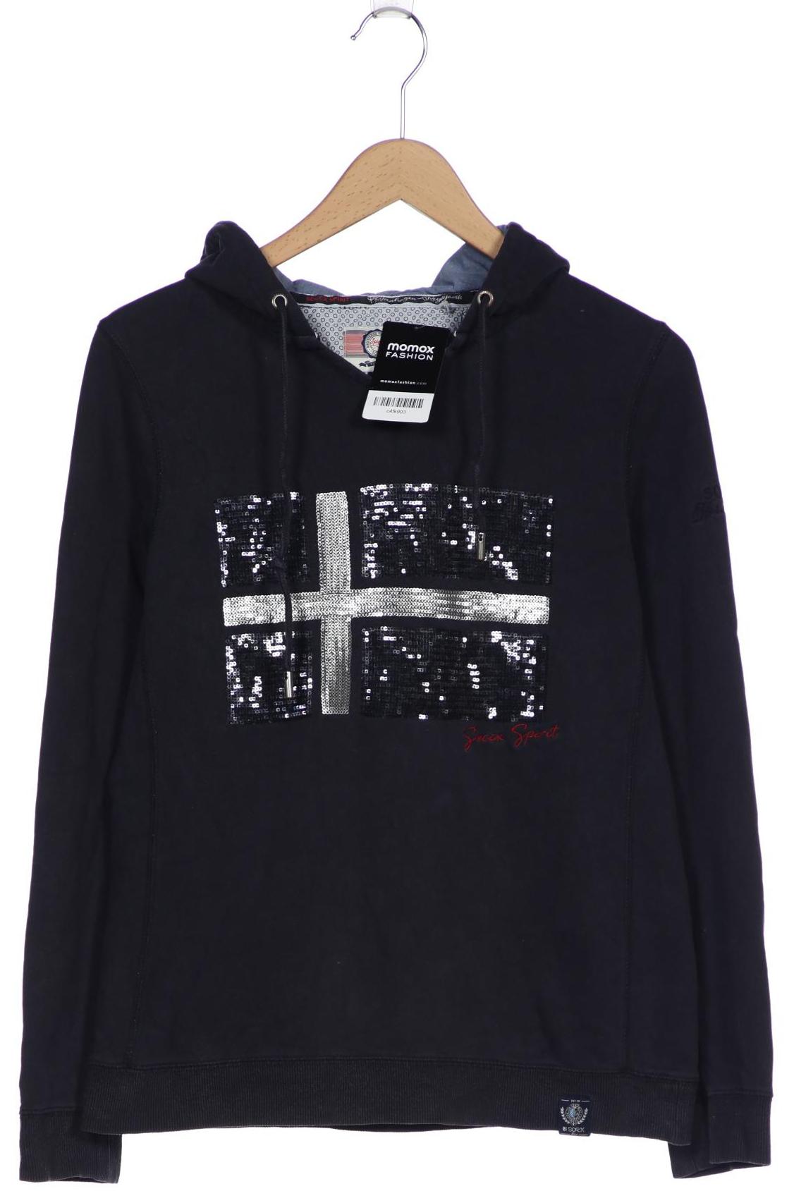 

SOCCX Damen Kapuzenpullover, marineblau
