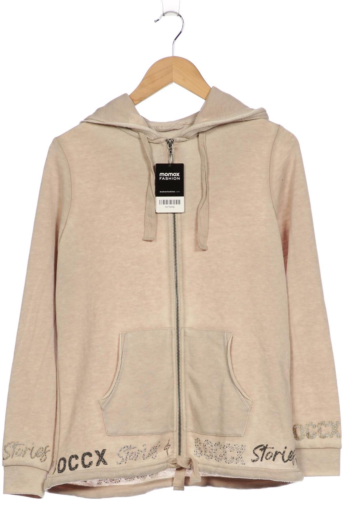 

Soccx Damen Kapuzenpullover, beige, Gr. 38