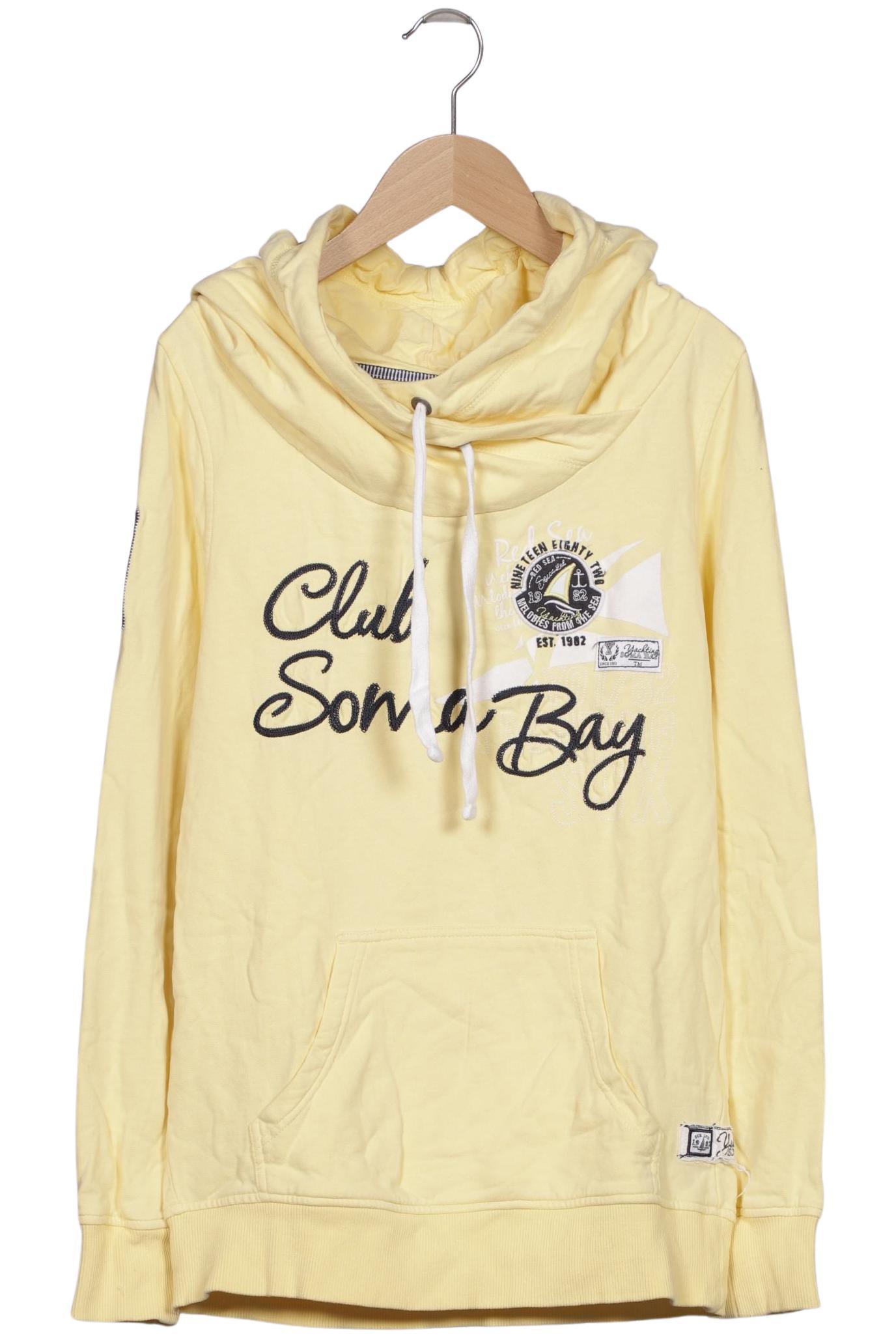 

Soccx Damen Kapuzenpullover, gelb, Gr. 36