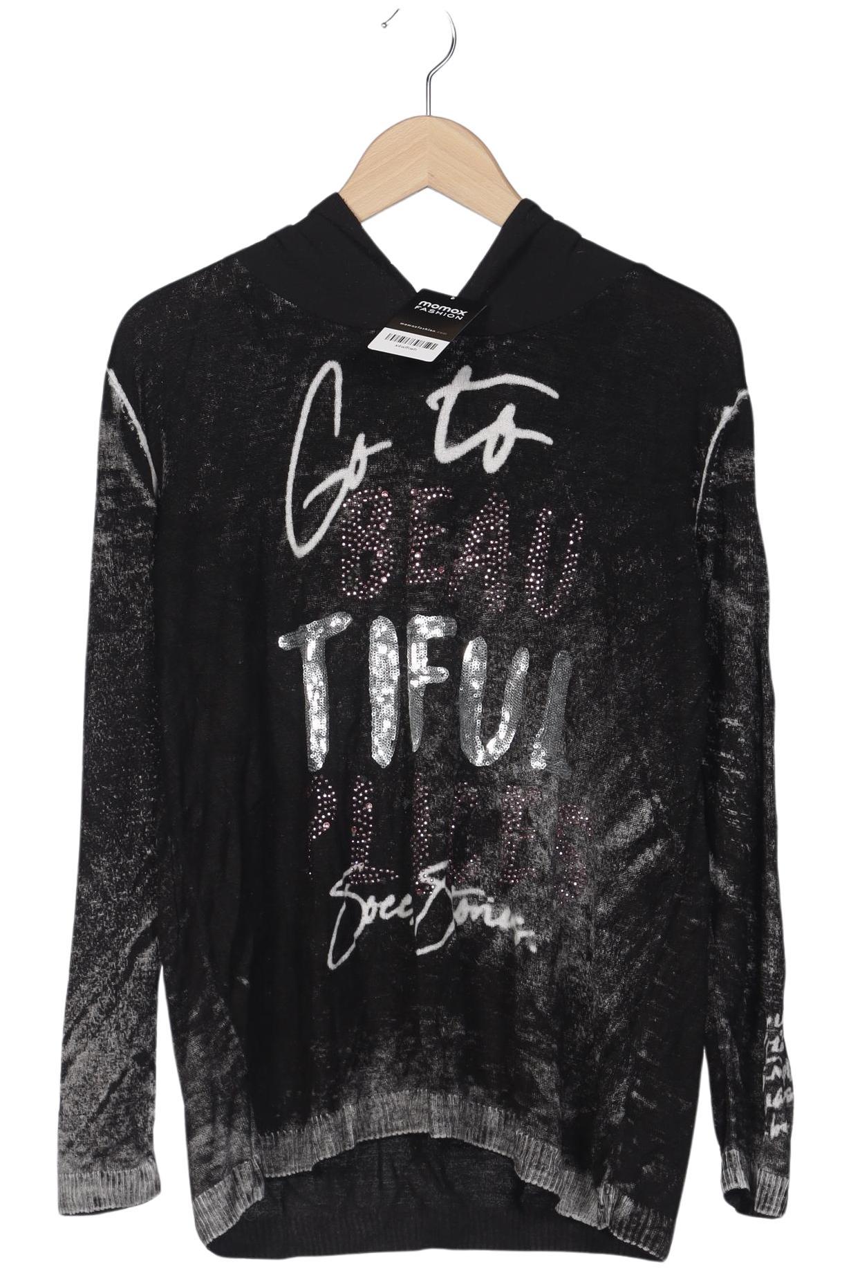 

Soccx Damen Kapuzenpullover, schwarz, Gr. 44