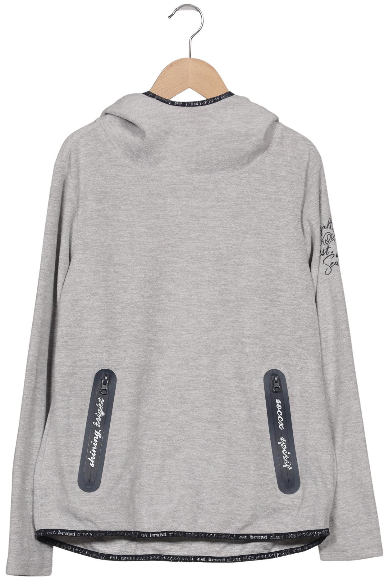 

Soccx Damen Kapuzenpullover, grau, Gr. 36