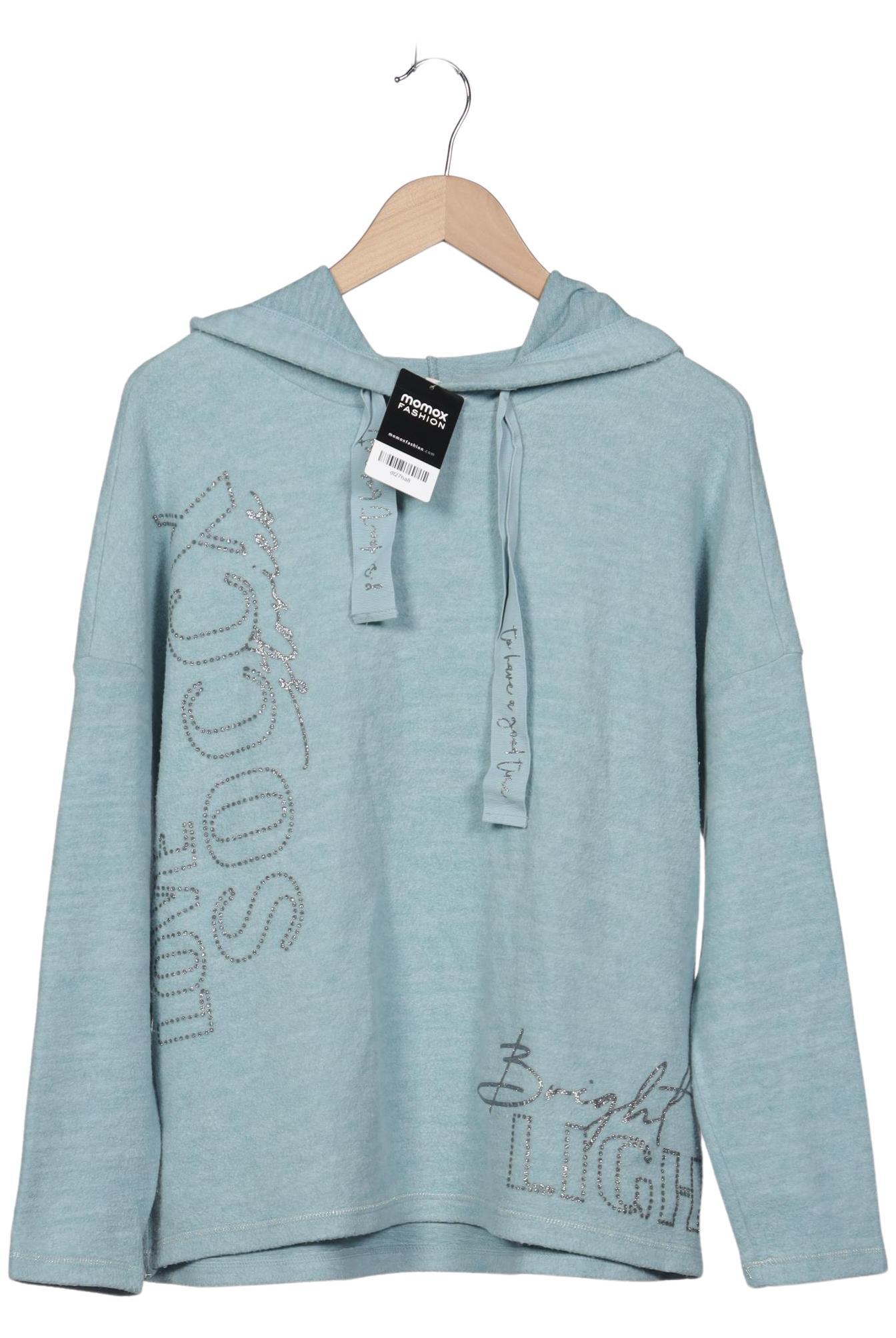 

Soccx Damen Kapuzenpullover, hellblau, Gr. 40