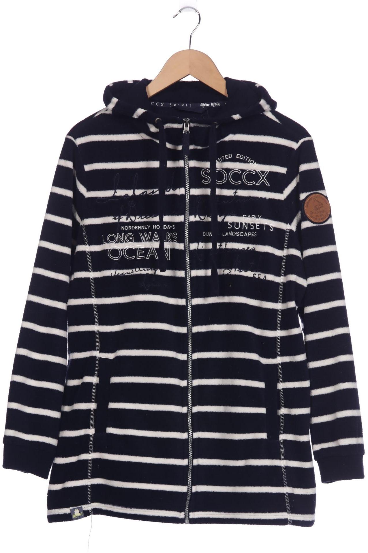 

Soccx Damen Kapuzenpullover, marineblau, Gr. 44