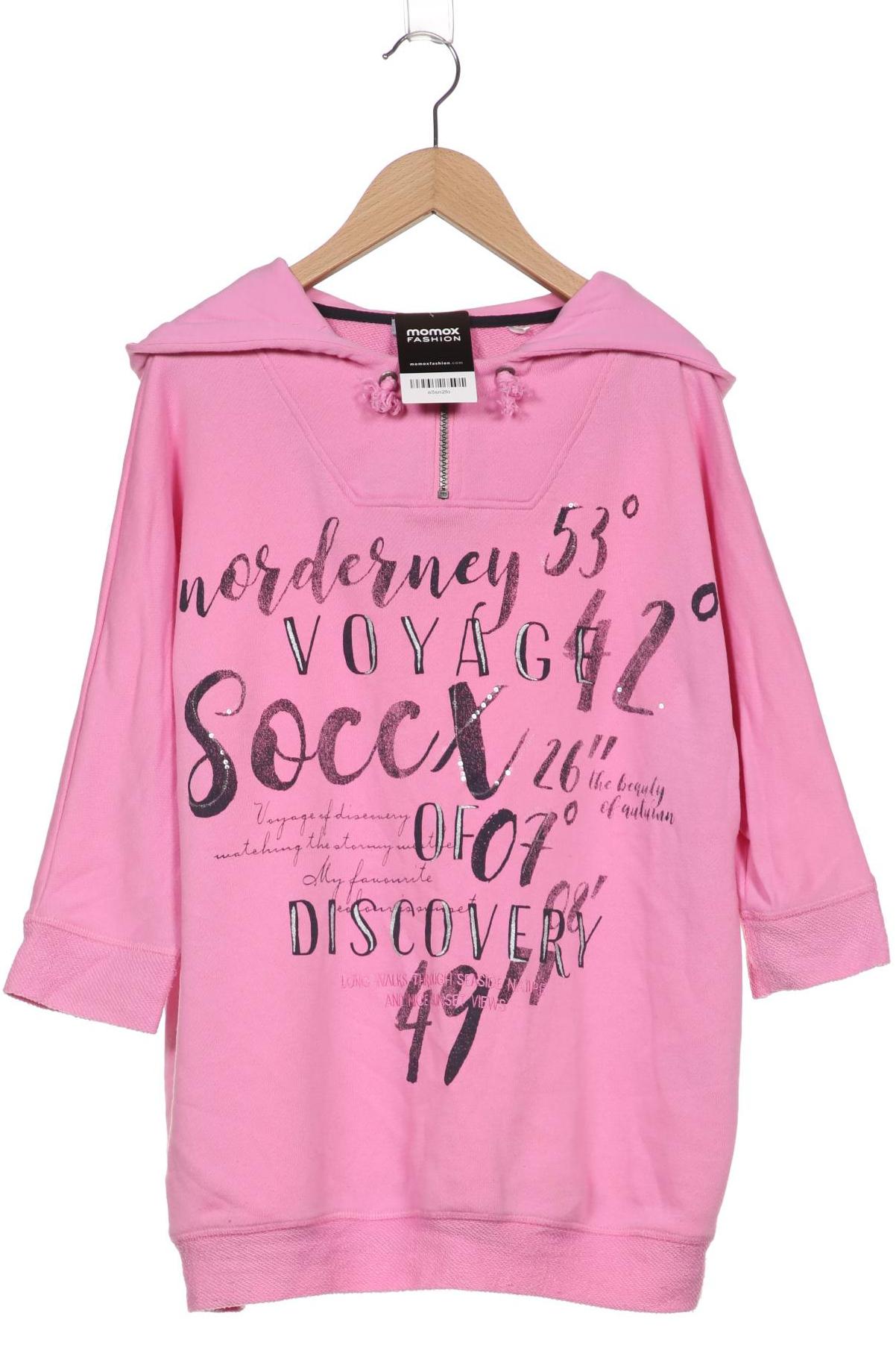 

SOCCX Damen Kapuzenpullover, pink