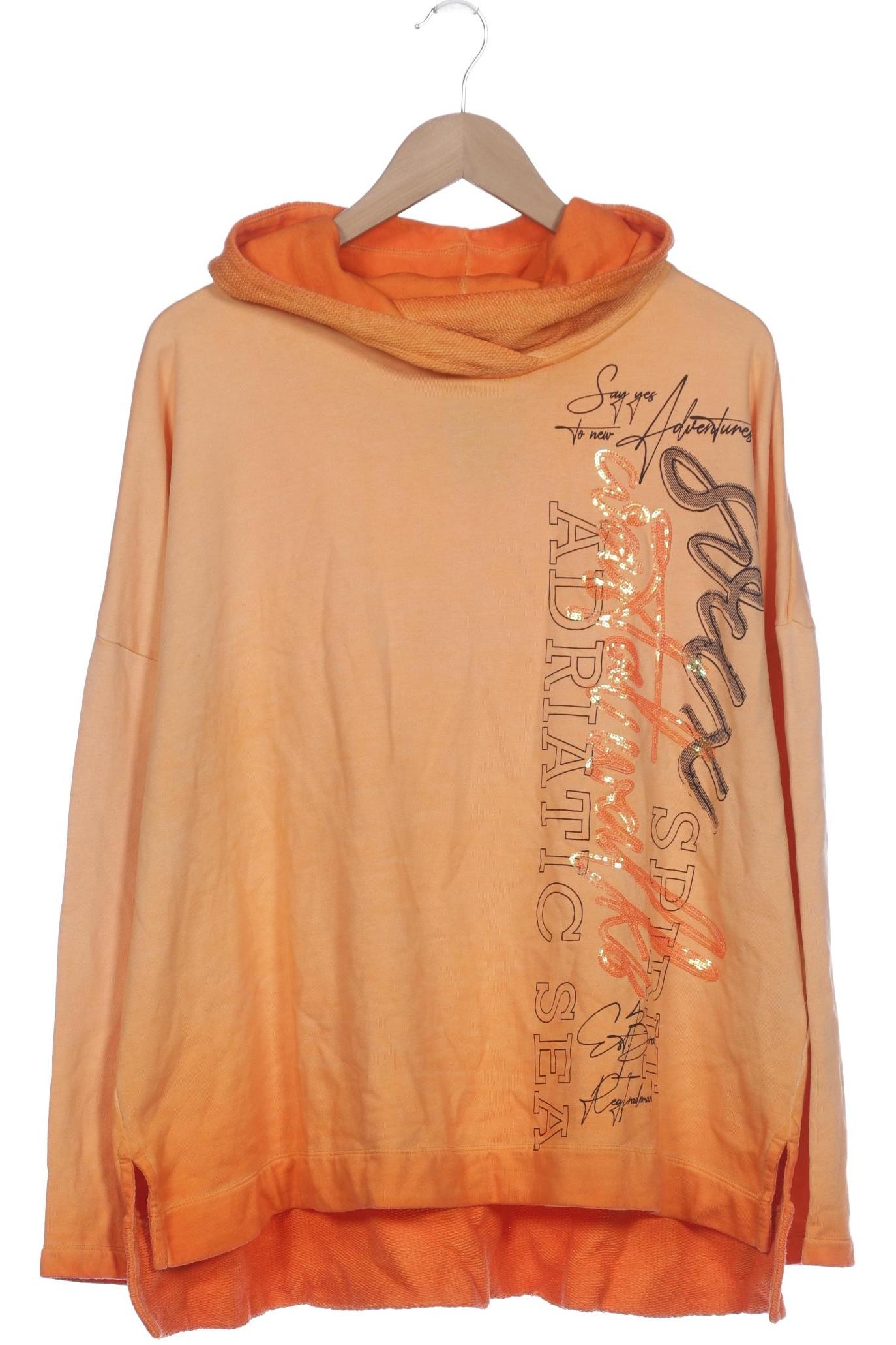 

Soccx Damen Kapuzenpullover, orange, Gr. 48