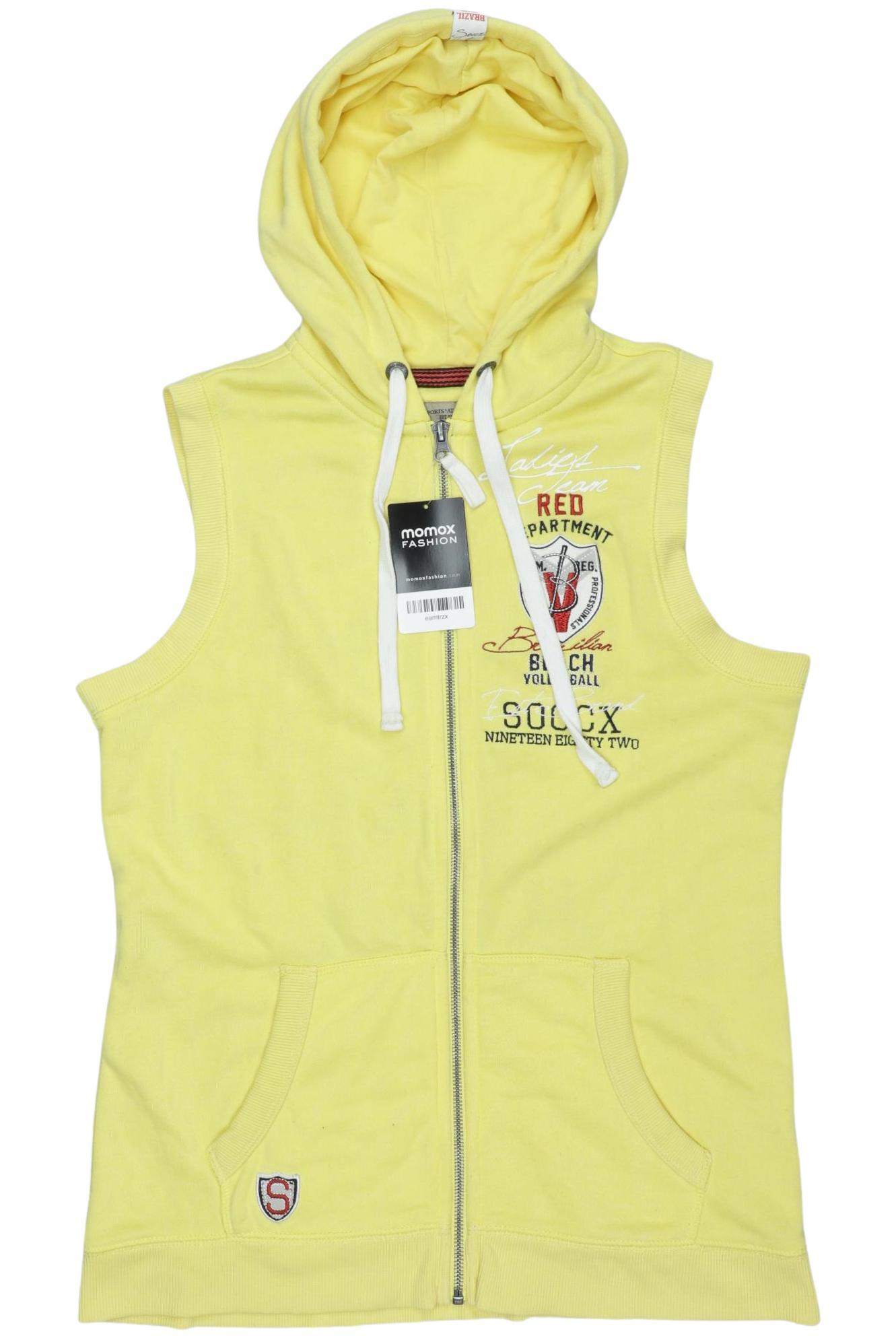 

Soccx Damen Kapuzenpullover, gelb, Gr. 38