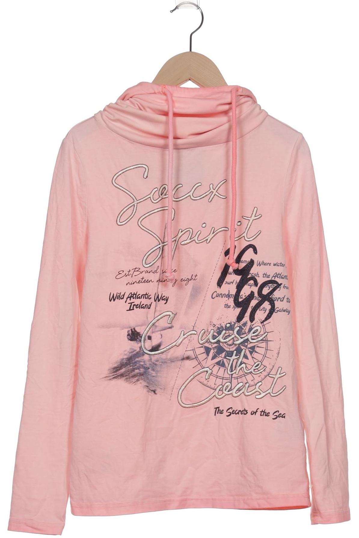 

Soccx Damen Kapuzenpullover, pink, Gr. 36