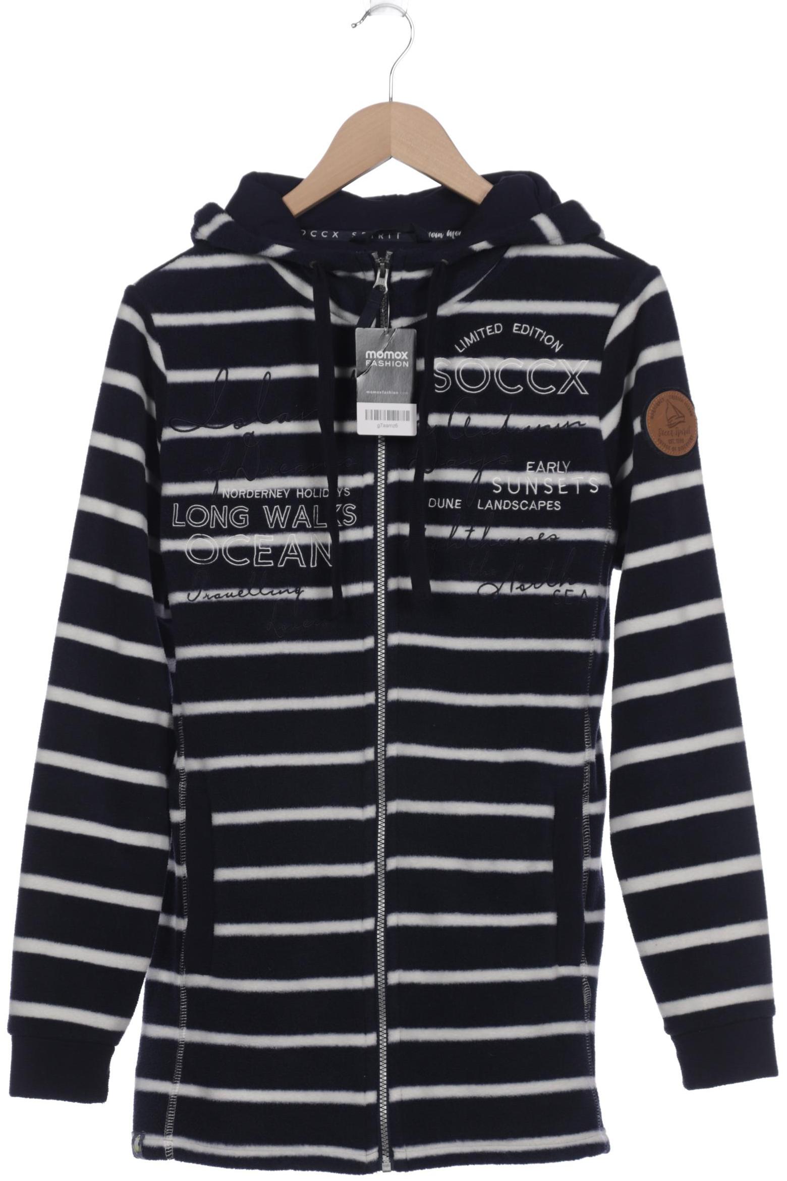 

SOCCX Damen Kapuzenpullover, marineblau