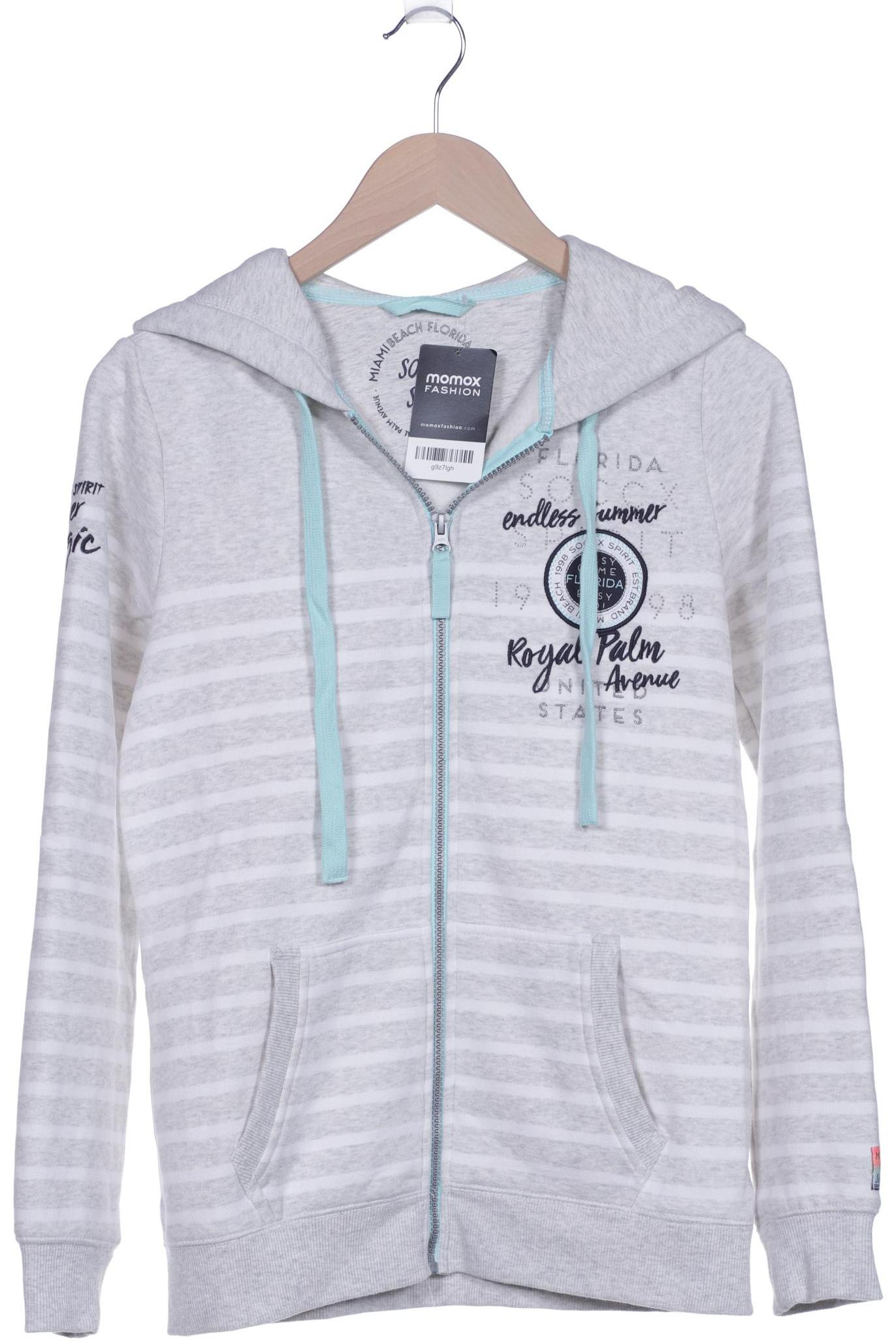 

SOCCX Damen Kapuzenpullover, beige