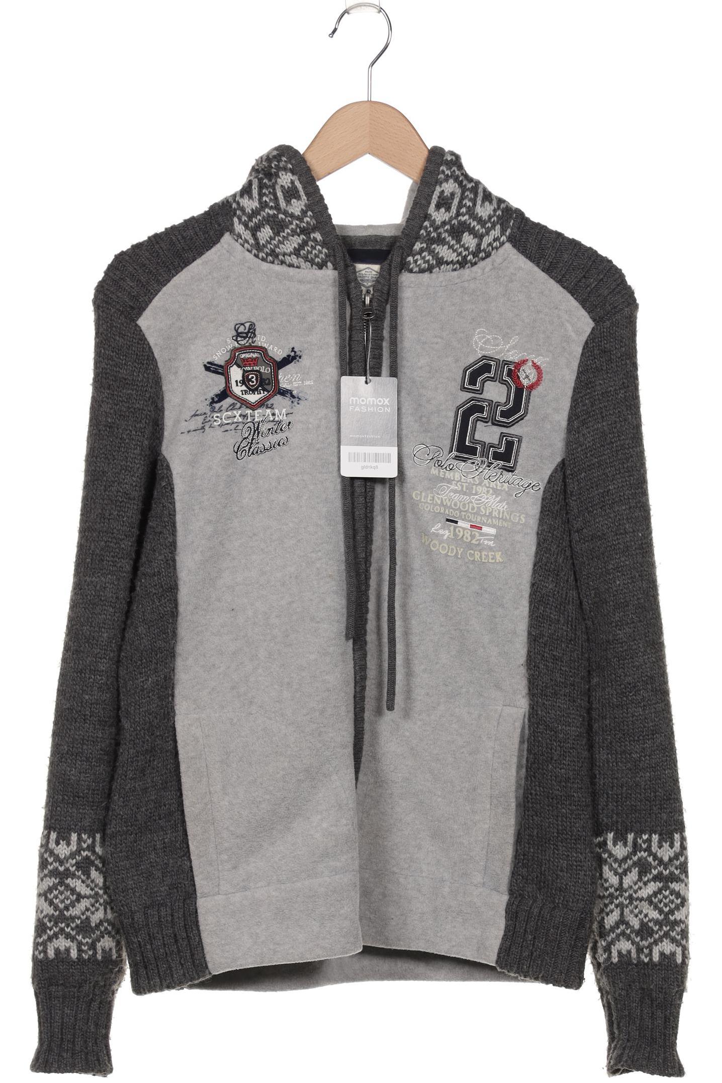 

Soccx Damen Kapuzenpullover, grau, Gr. 42