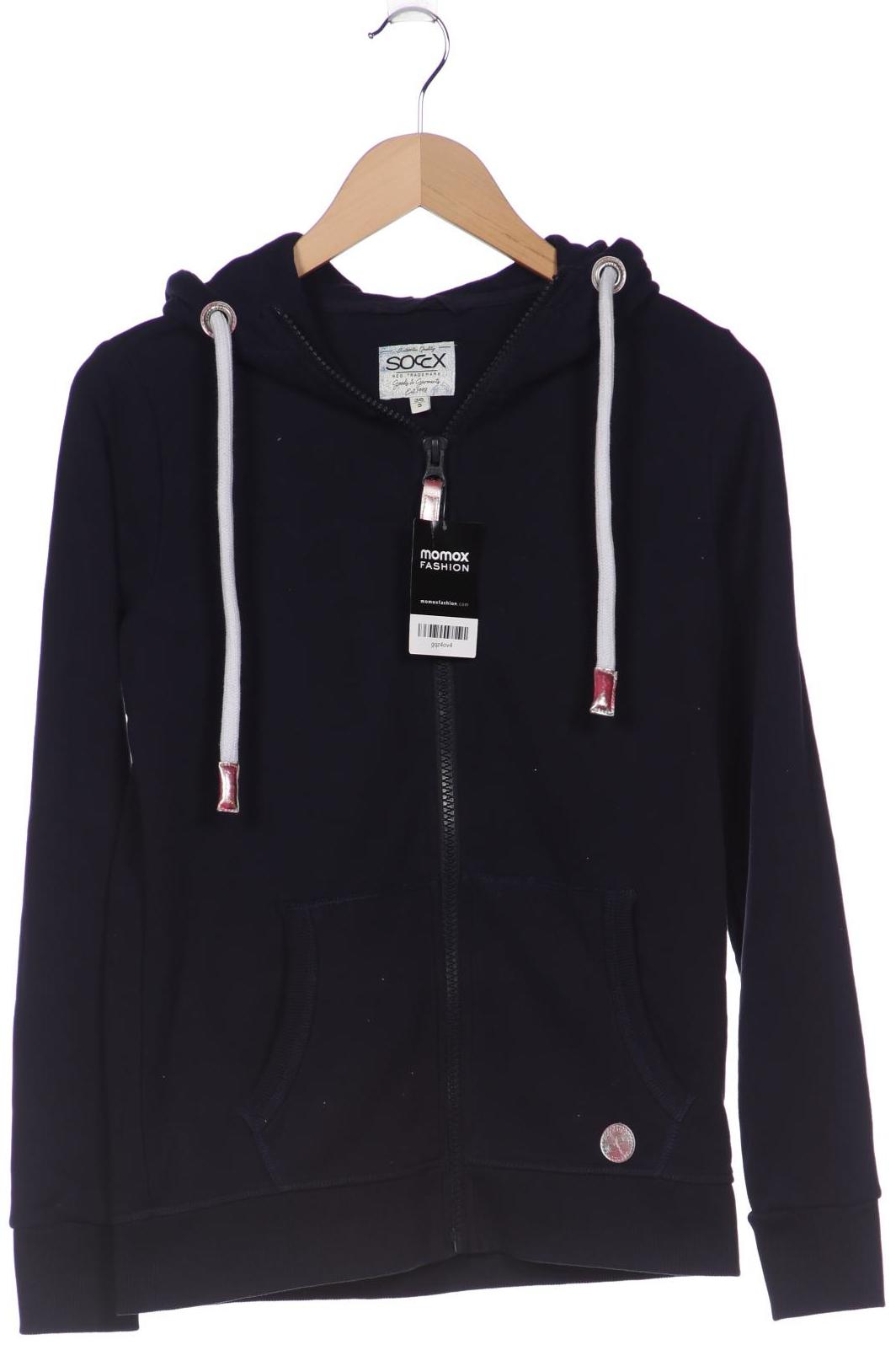 

SOCCX Damen Kapuzenpullover, marineblau