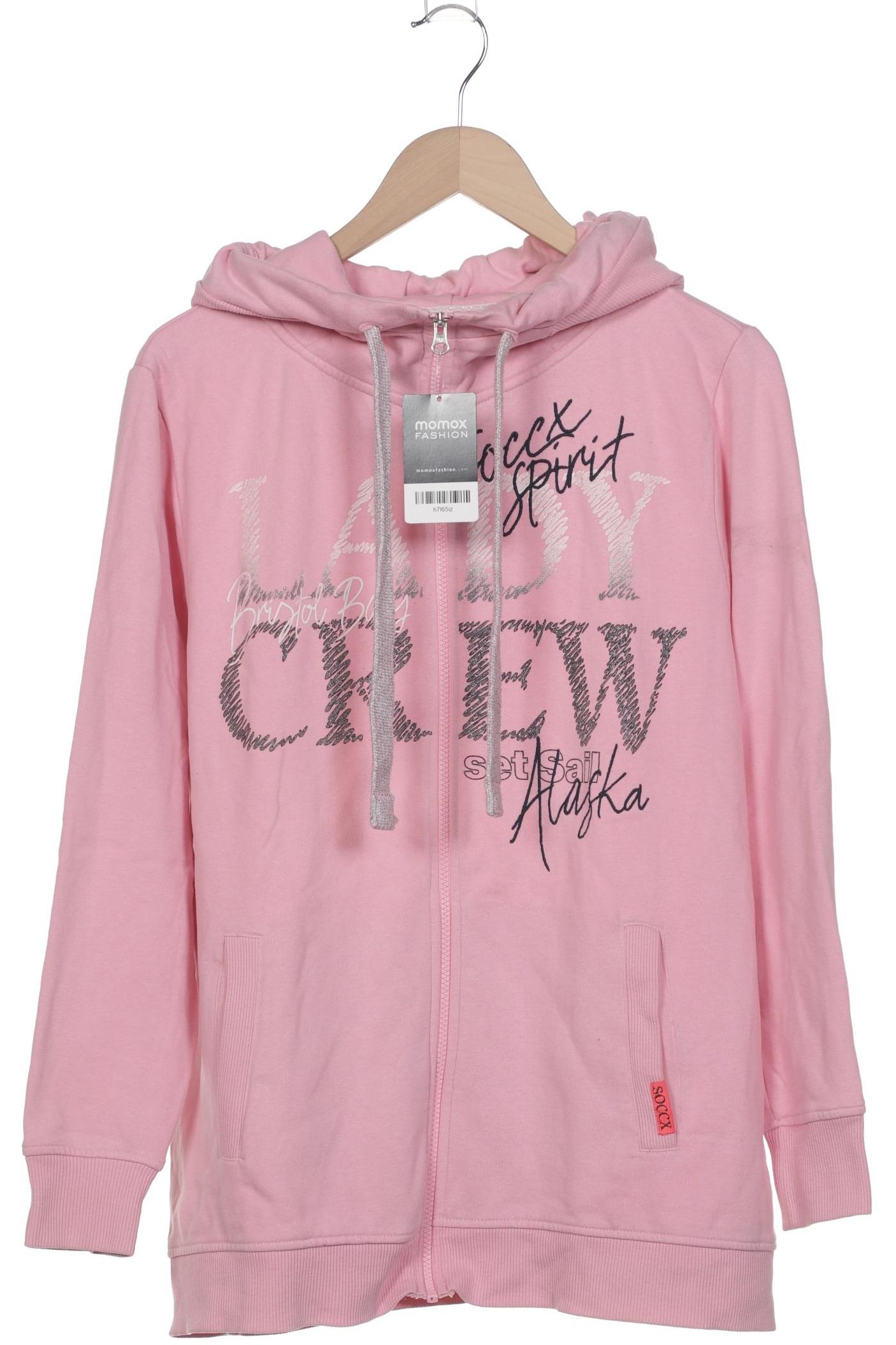 

Soccx Damen Kapuzenpullover, pink, Gr. 44