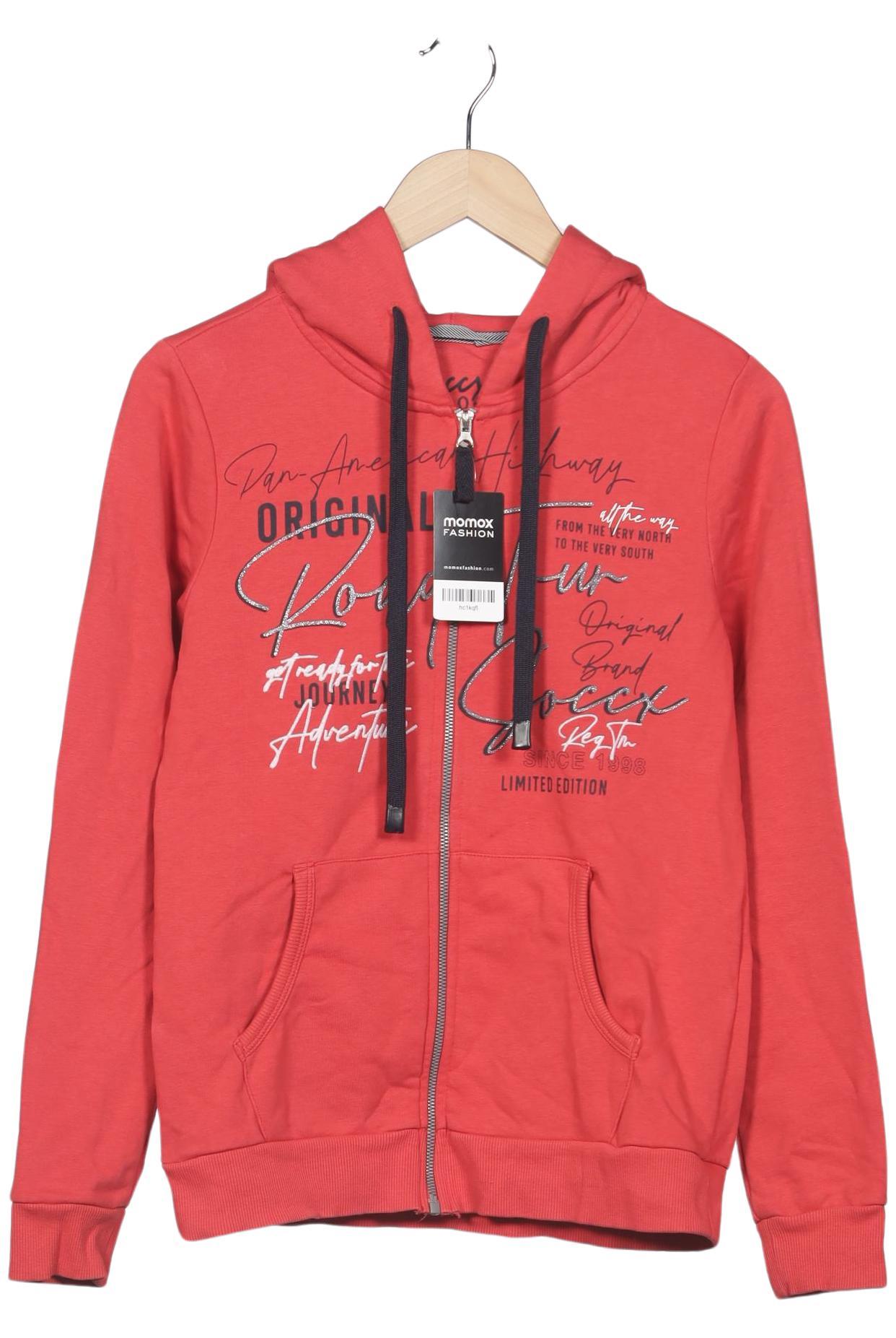 

Soccx Damen Kapuzenpullover, rot, Gr. 34