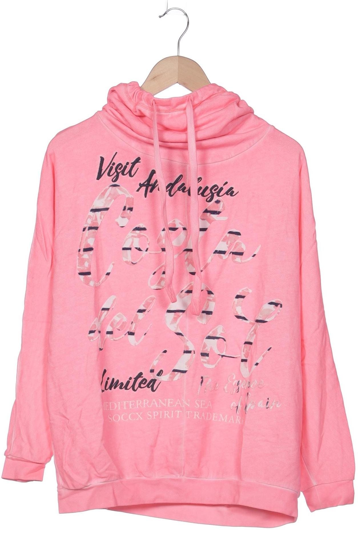 

Soccx Damen Kapuzenpullover, neon, Gr. 40