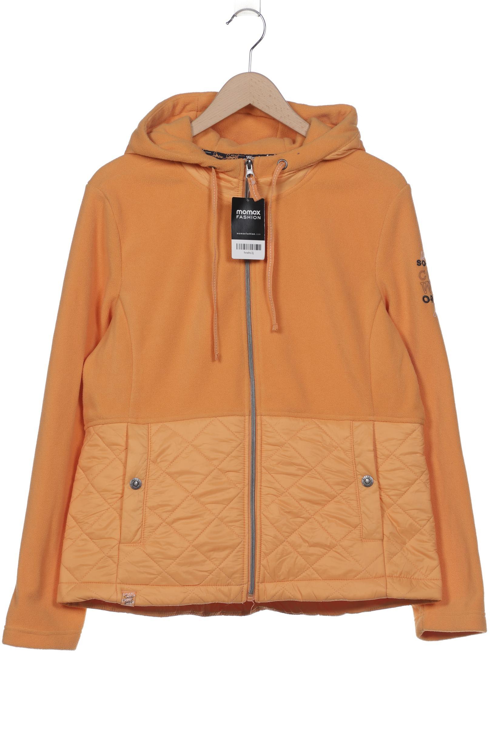 

Soccx Damen Kapuzenpullover, orange, Gr. 42