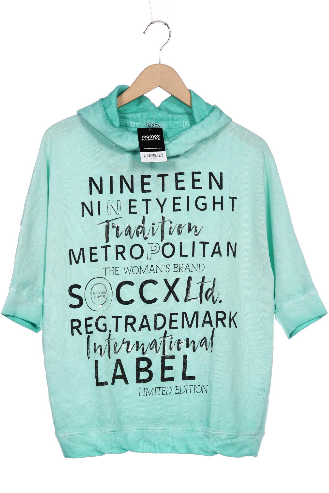 

SOCCX Damen Kapuzenpullover, hellgrün