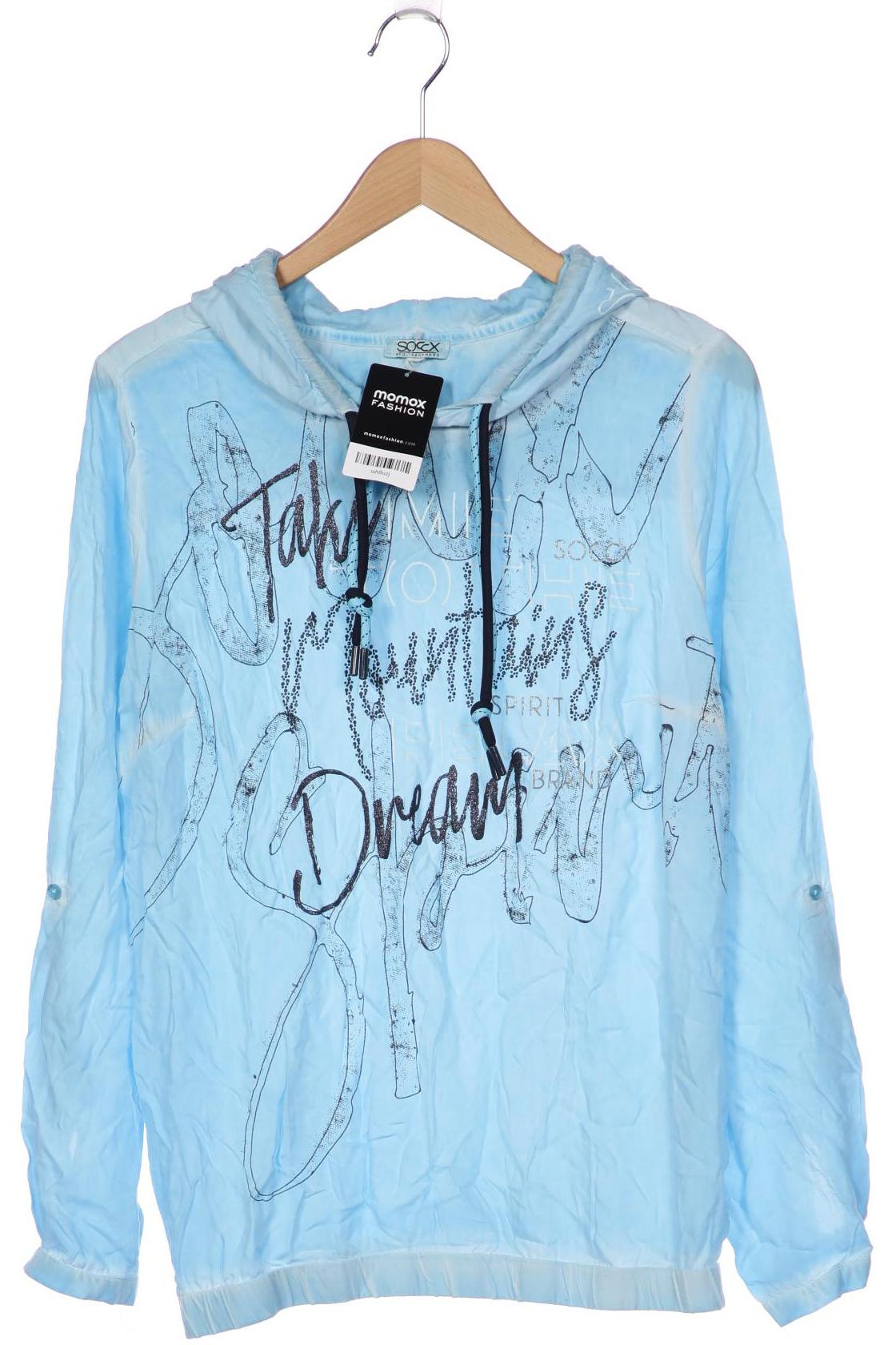 

SOCCX Damen Kapuzenpullover, hellblau