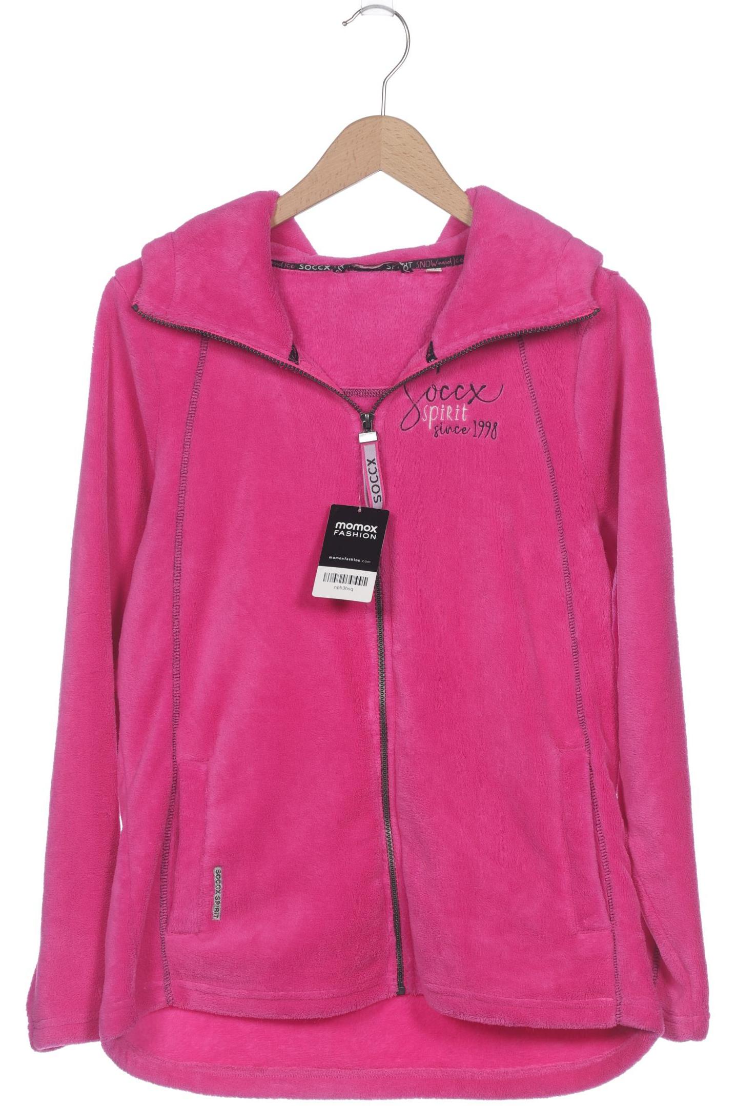 

Soccx Damen Kapuzenpullover, pink, Gr. 38
