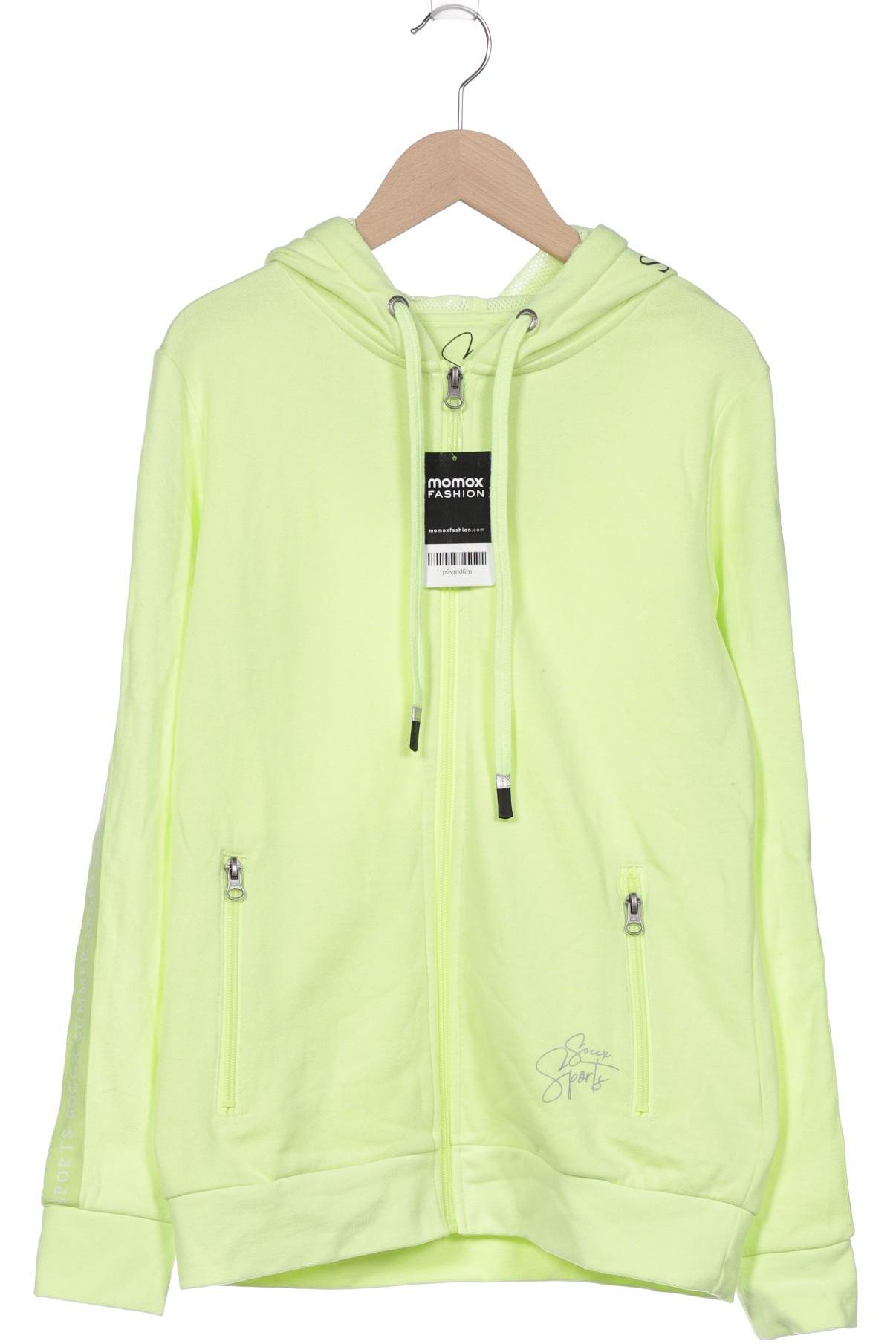 

Soccx Damen Kapuzenpullover, hellgrün, Gr. 36
