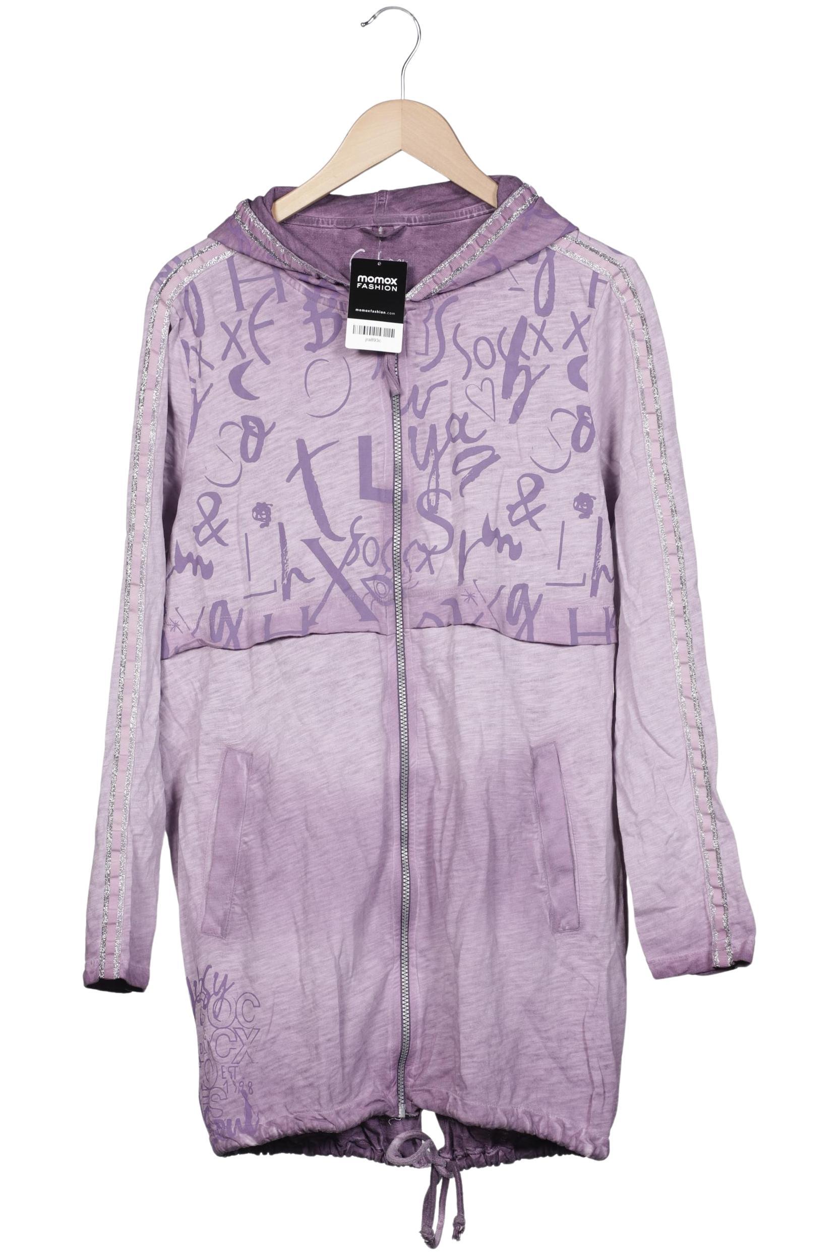 

Soccx Damen Kapuzenpullover, flieder, Gr. 40
