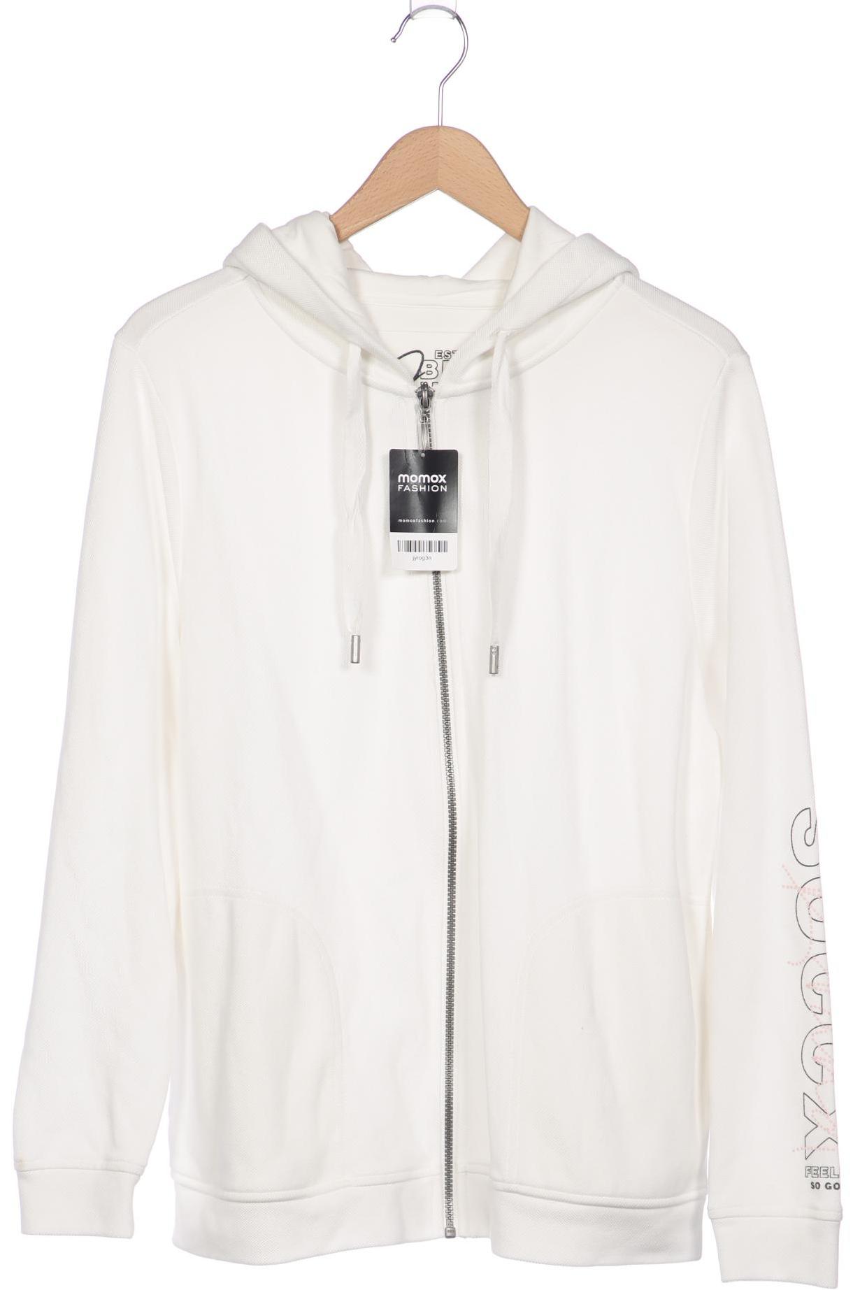 

Soccx Damen Kapuzenpullover, weiß, Gr. 42