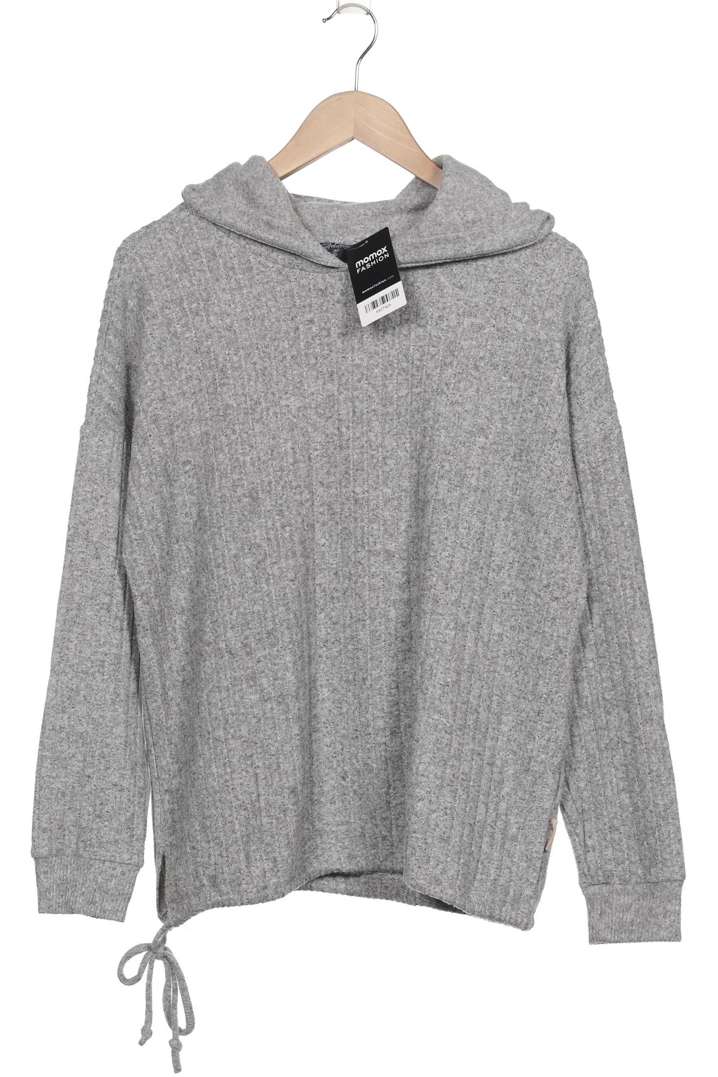 

Soccx Damen Kapuzenpullover, grau, Gr. 42