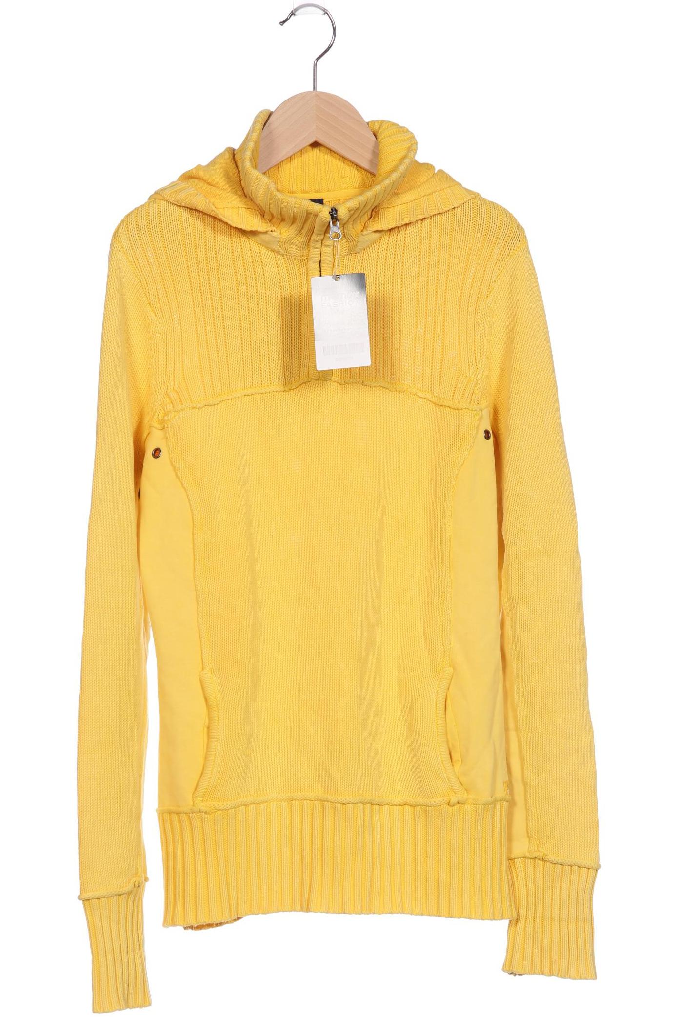 

Soccx Damen Kapuzenpullover, gelb, Gr. 42