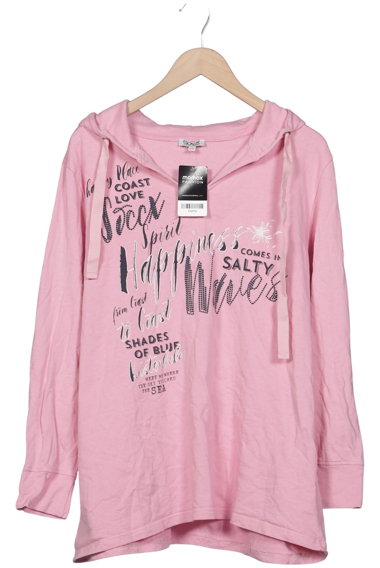 

Soccx Damen Kapuzenpullover, pink, Gr. 46