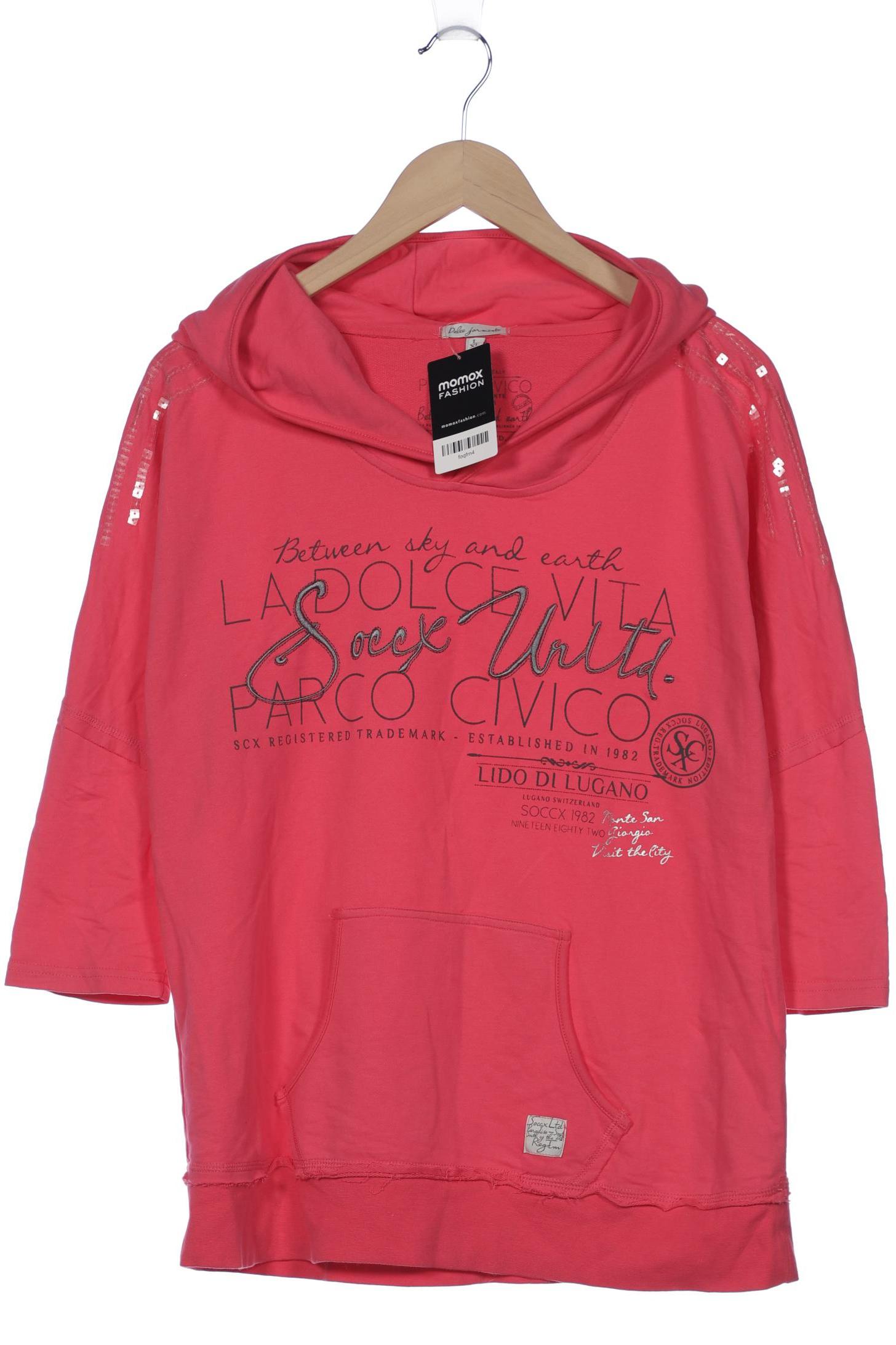 

SOCCX Damen Kapuzenpullover, pink