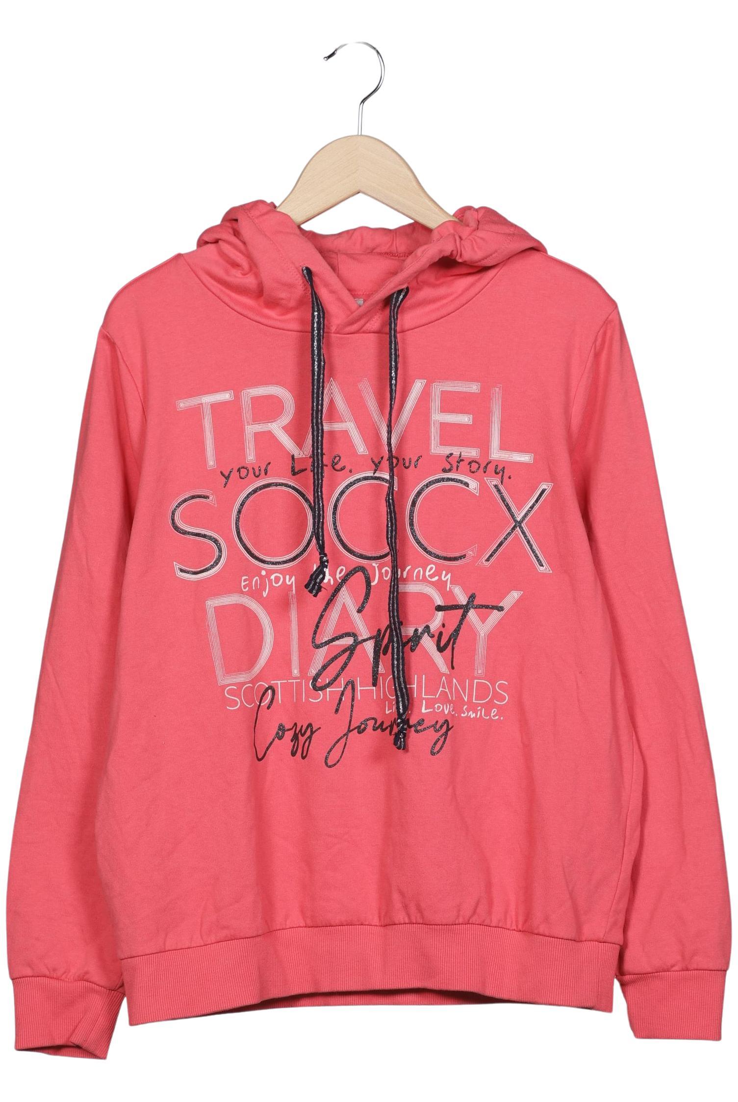 

Soccx Damen Kapuzenpullover, pink, Gr. 40