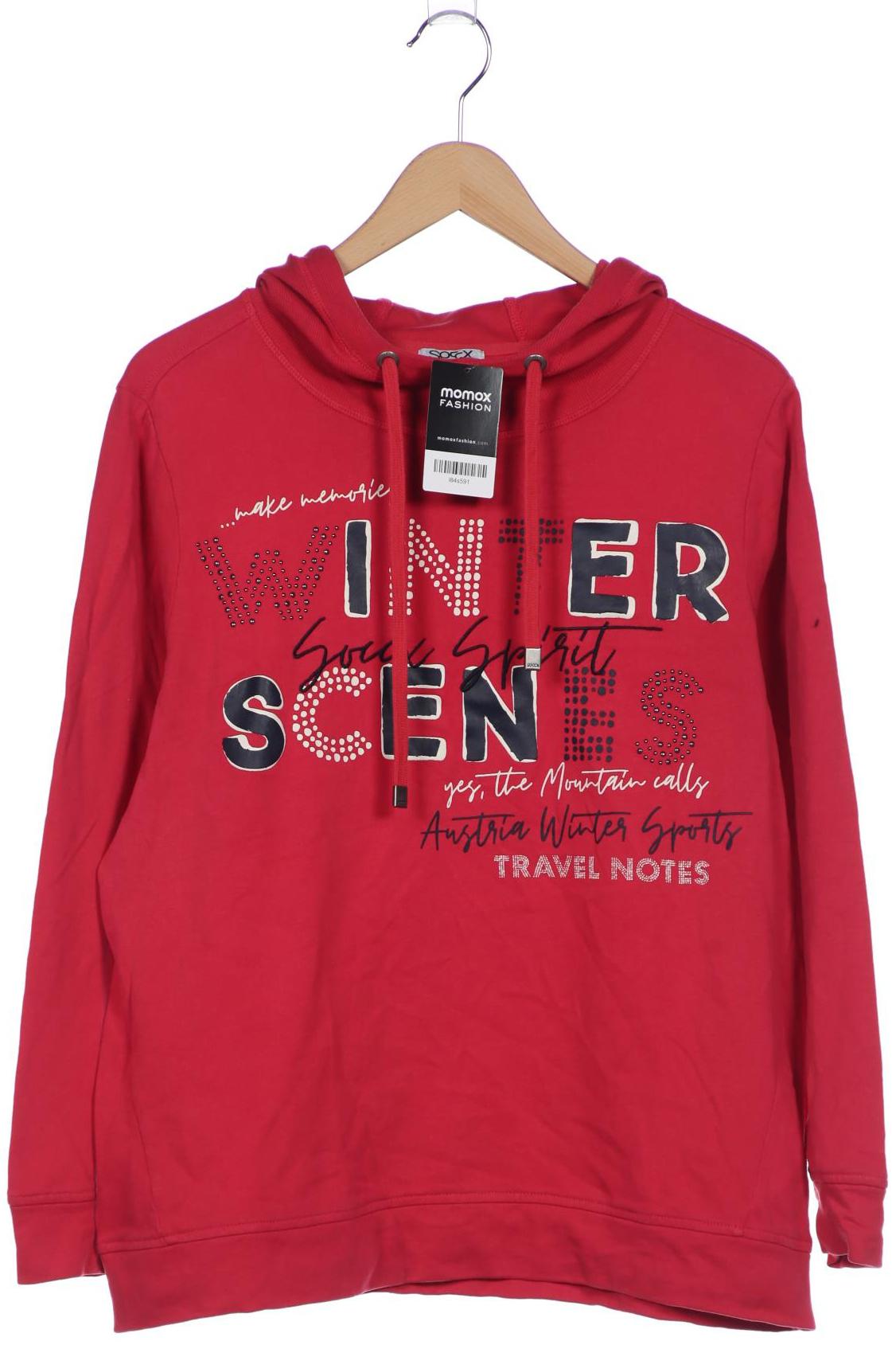

Soccx Damen Kapuzenpullover, pink, Gr. 42