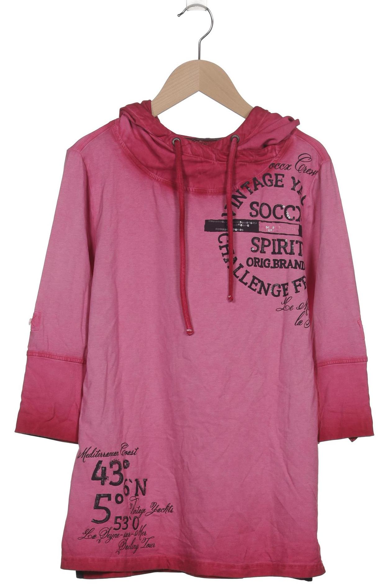 

Soccx Damen Kapuzenpullover, pink, Gr. 38