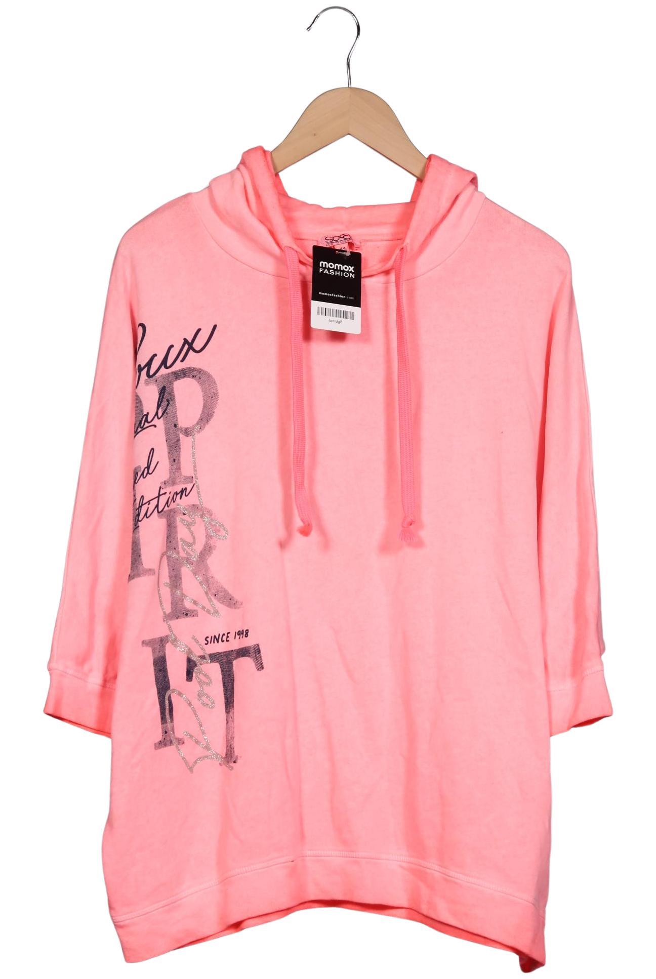 

Soccx Damen Kapuzenpullover, pink, Gr. 44