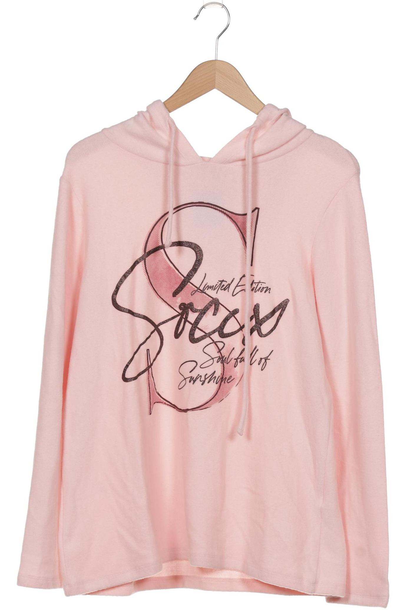 

Soccx Damen Kapuzenpullover, pink, Gr. 40