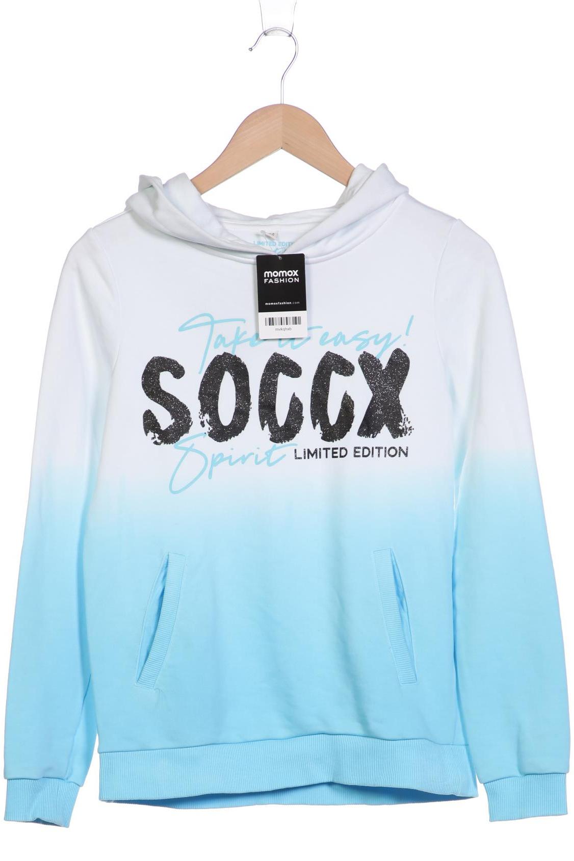 

SOCCX Damen Kapuzenpullover, hellblau