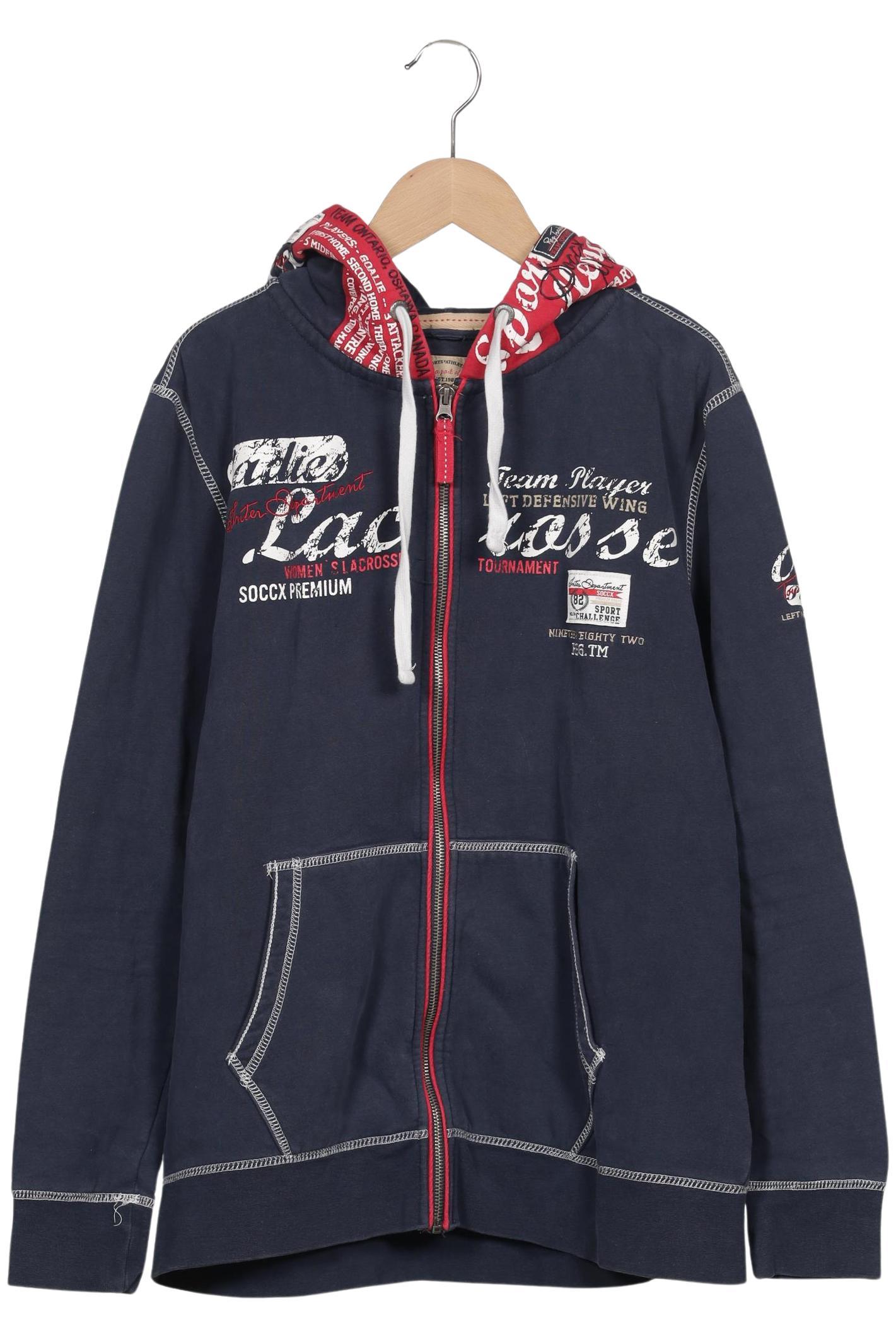 

Soccx Damen Kapuzenpullover, marineblau, Gr. 44