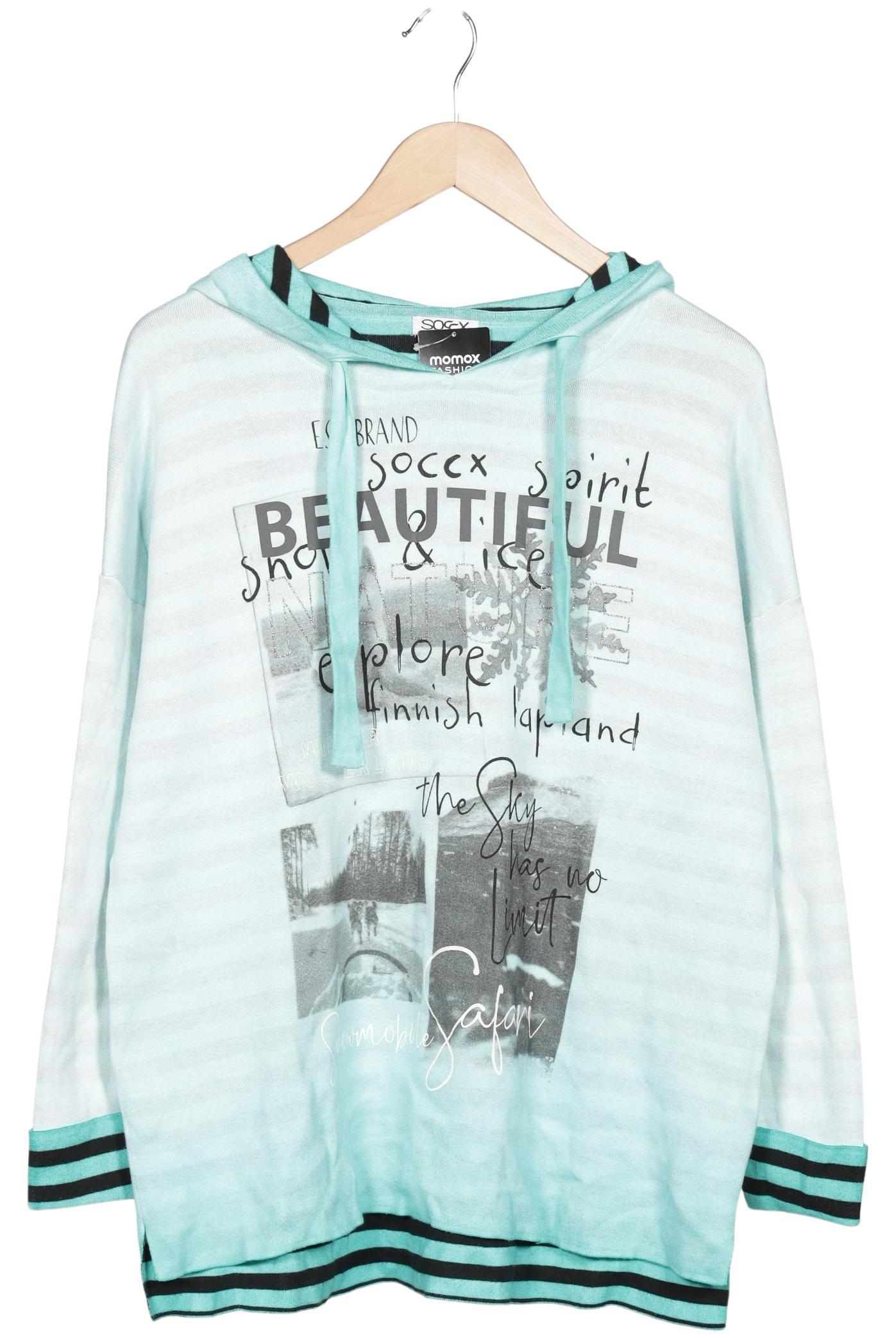 

Soccx Damen Kapuzenpullover, mehrfarbig, Gr. 44
