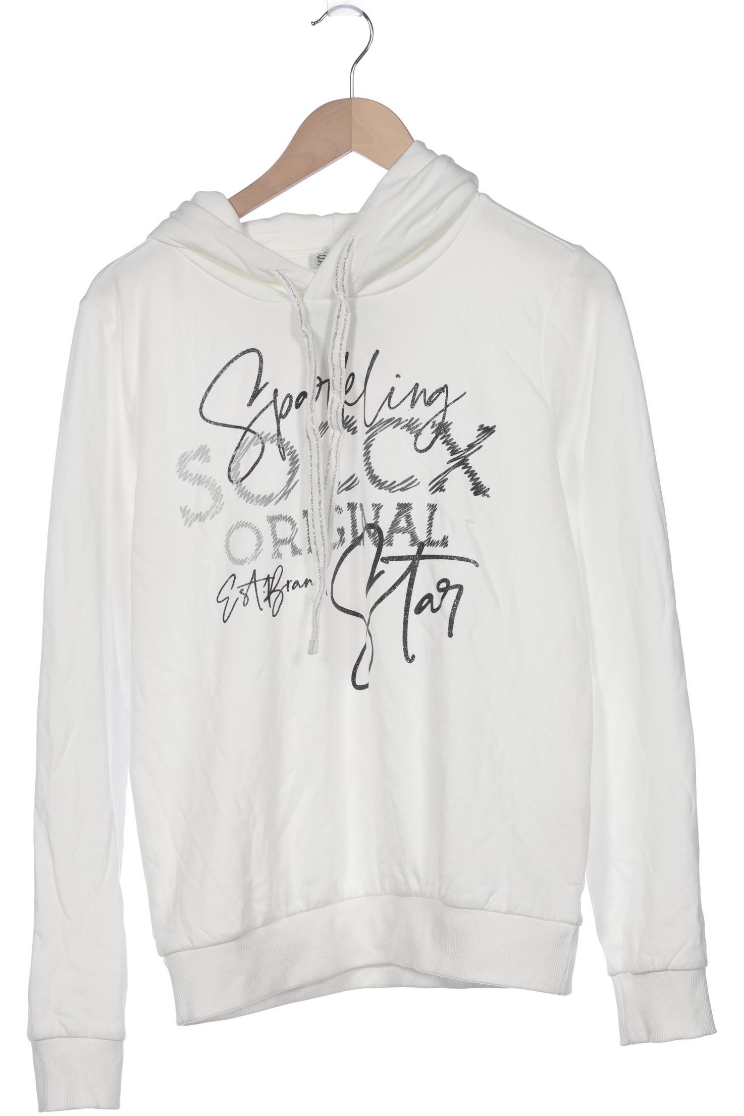 

SOCCX Damen Kapuzenpullover, weiß