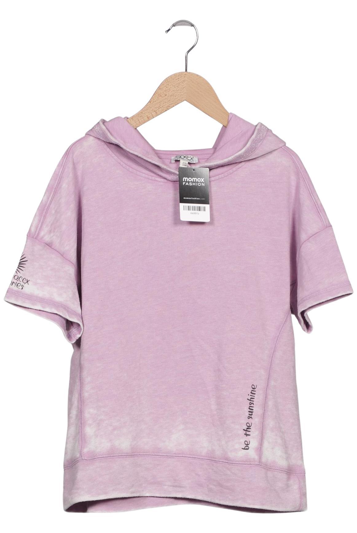 

Soccx Damen Kapuzenpullover, flieder, Gr. 34