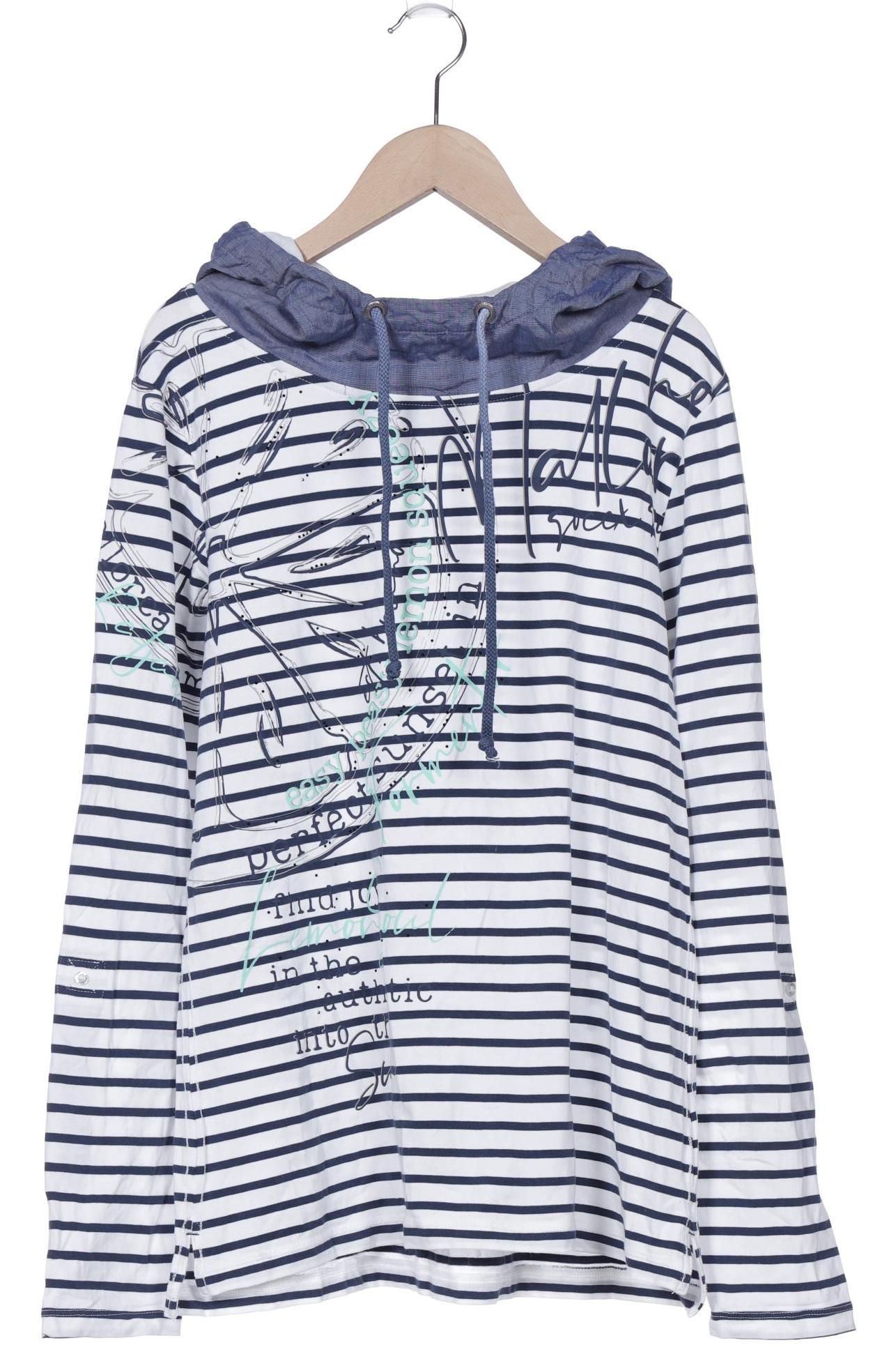 

Soccx Damen Kapuzenpullover, weiß, Gr. 40