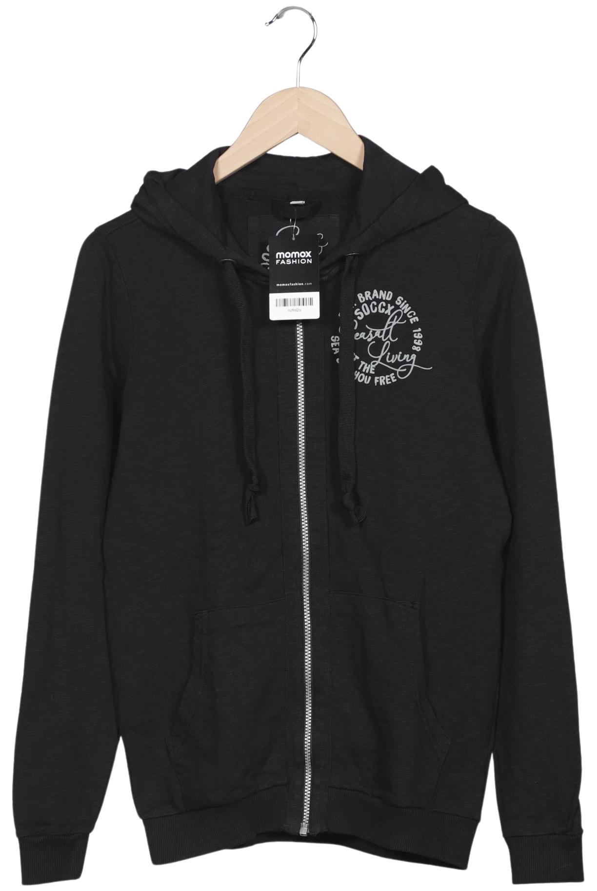 

Soccx Damen Kapuzenpullover, schwarz, Gr. 36